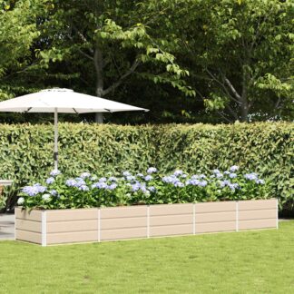 vidaXL Γλάστρα Ελεφαντόδοντο 400 x 80 x 45 cm Ατσάλι