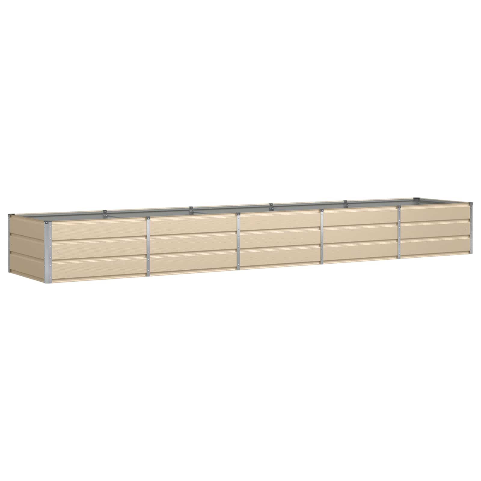 vidaXL Γλάστρα Ελεφαντόδοντο 400 x 80 x 45 cm Ατσάλι - Image 2