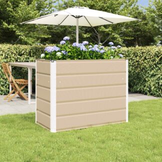 vidaXL Γλάστρα Ελεφαντόδοντο 100 x 50 x 75 cm Επικαλυμμένος Χάλυβας