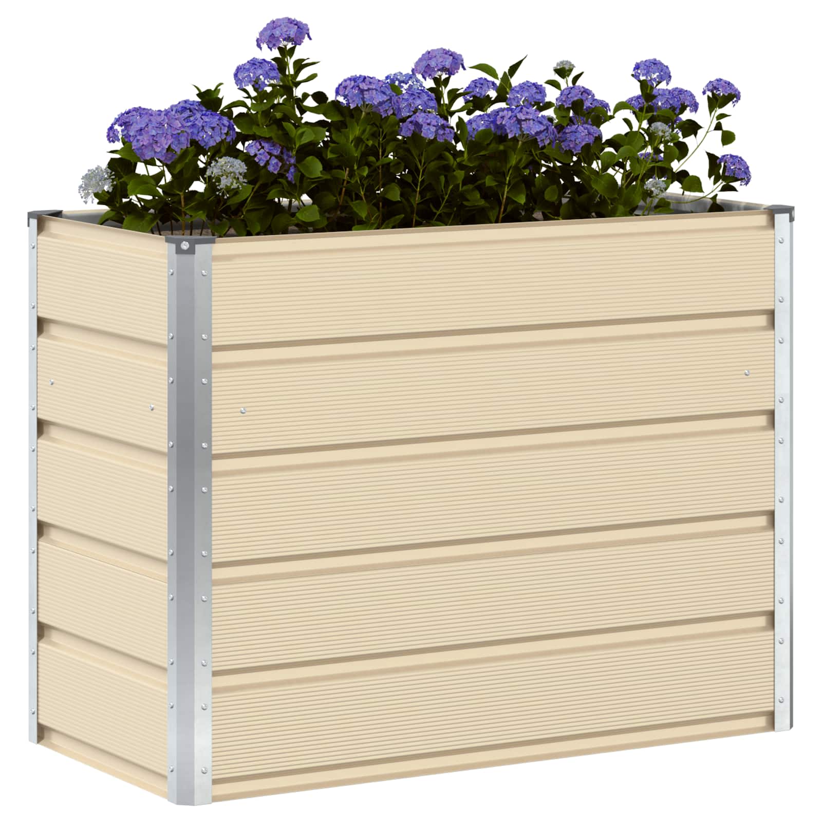 vidaXL Γλάστρα Ελεφαντόδοντο 100 x 50 x 75 cm Επικαλυμμένος Χάλυβας - Image 3