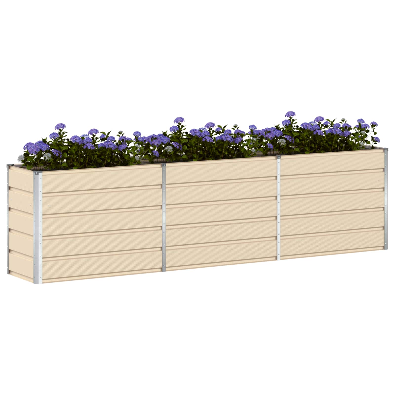 vidaXL Γλάστρα Ελεφαντόδοντο 290 x 50 x 75 εκ Επικαλυμμένος Χάλυβας - Image 3
