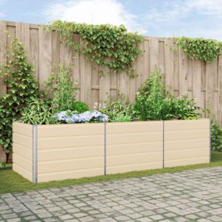 vidaXL Γλάστρα Ελεφαντόδοντο 290 x 100 x 75 εκ Γαλβανισμένος Χάλυβας