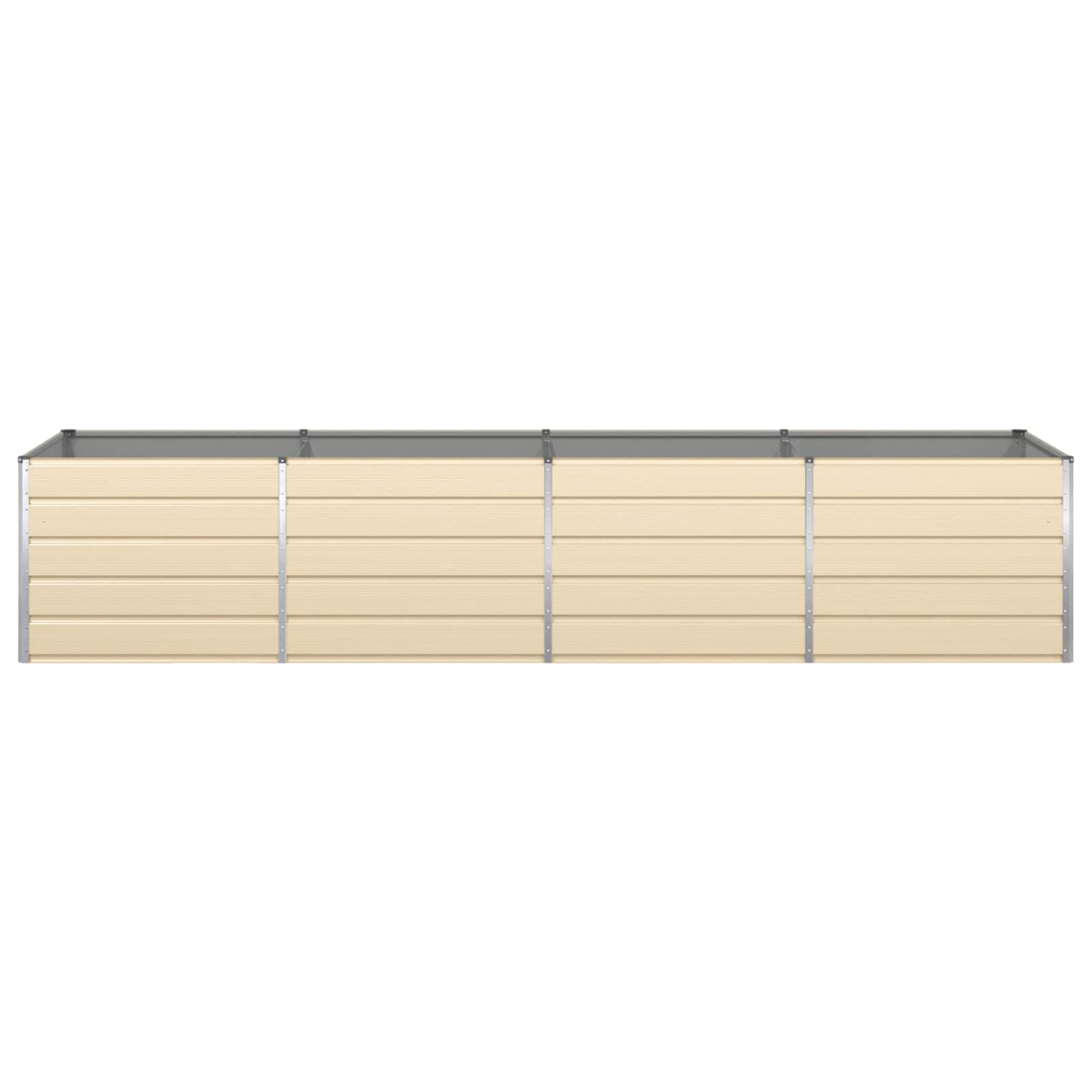 vidaXL Γλάστρα Ελεφαντόδοντο 385 x 100 x 75 εκ Γαλβανισμένος Χάλυβας - Image 5