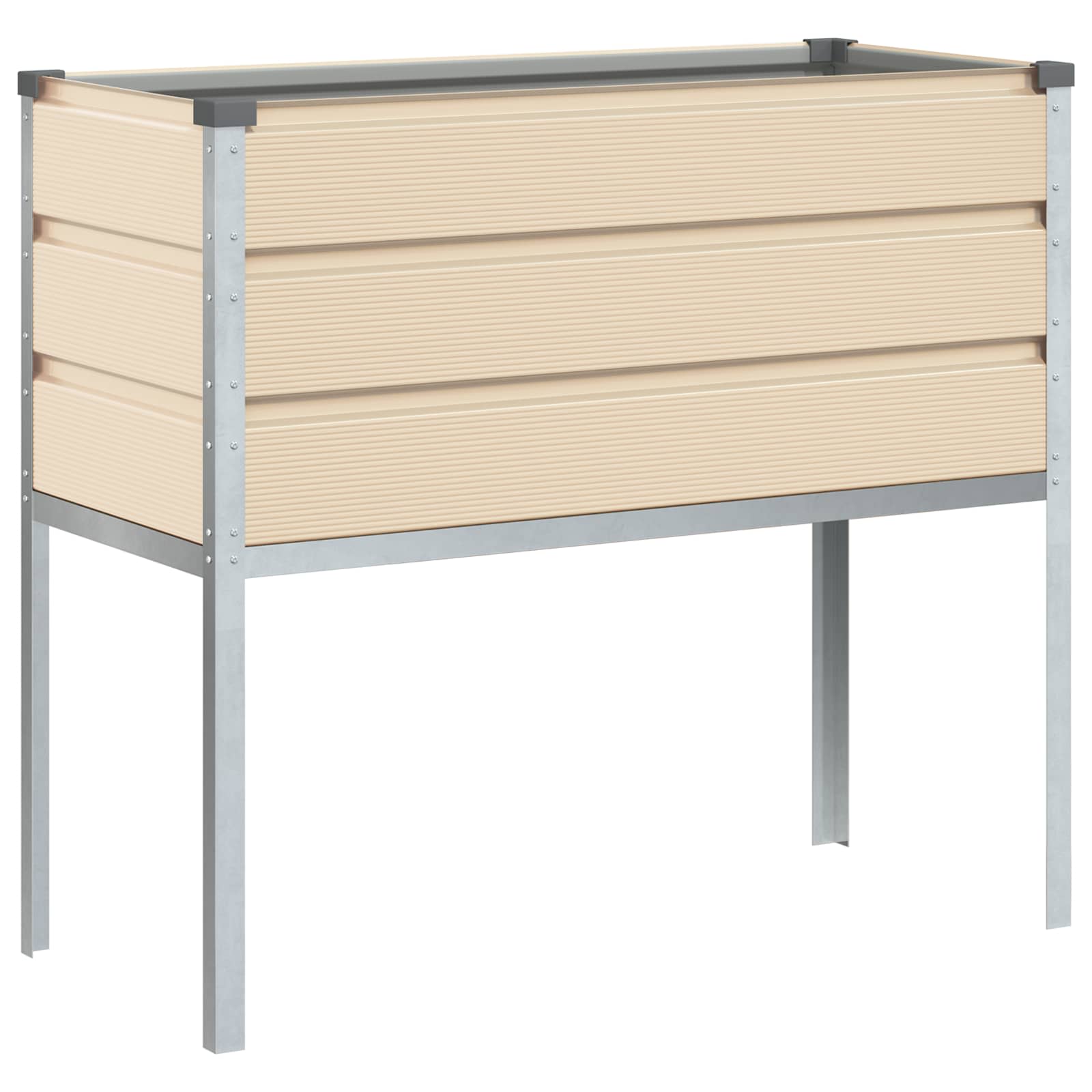 vidaXL Γλάστρα Ελεφαντόδοντο 100 x 45 x 90 εκ. Επικαλυμμένος Χάλυβας - Image 2