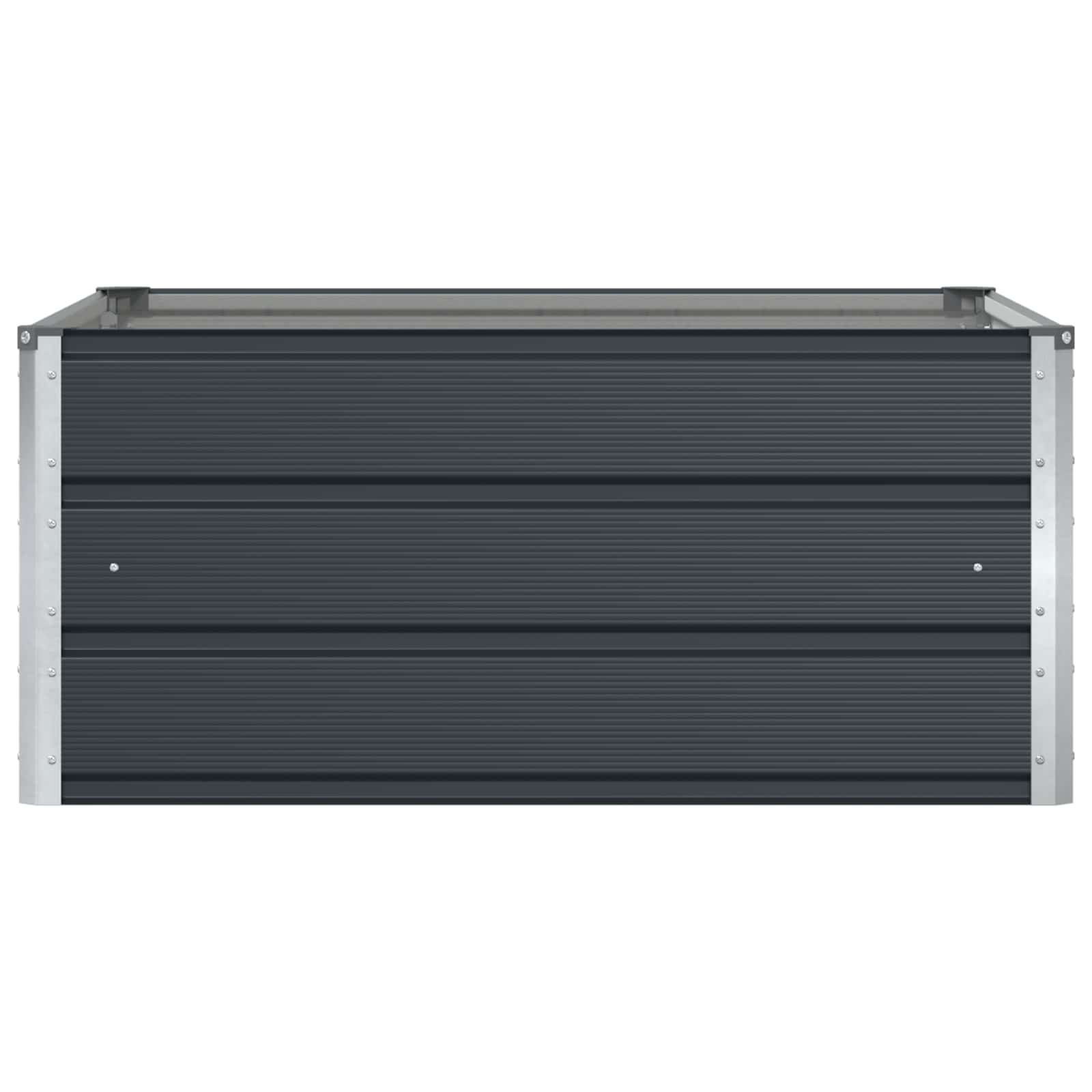 vidaXL Γλάστρα Ανθρακί 100 x 100 x 45 cm Ατσάλι - Image 4