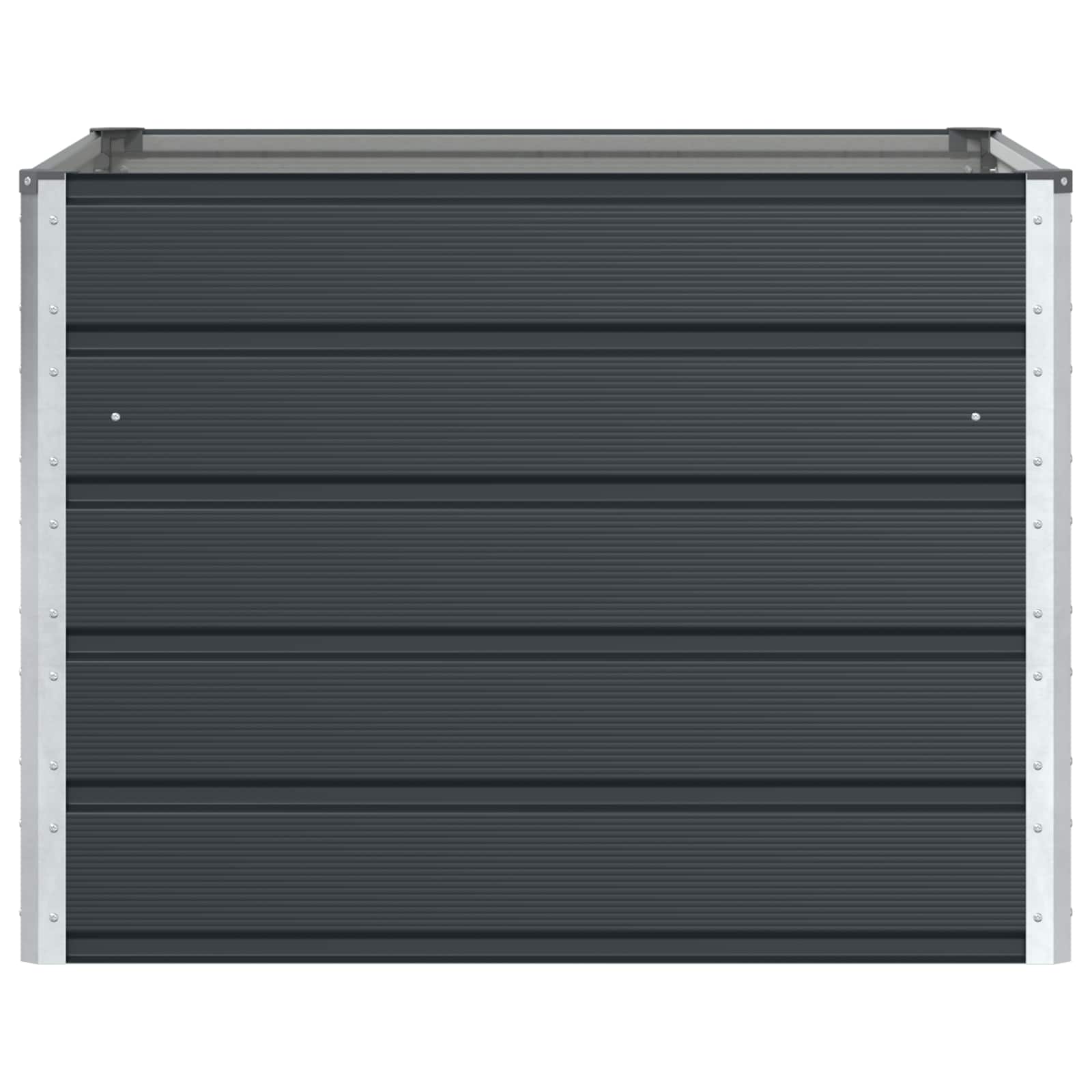 vidaXL Γλάστρα Ανθρακί 100 x 100 x 75 εκ Ατσάλι - Image 4