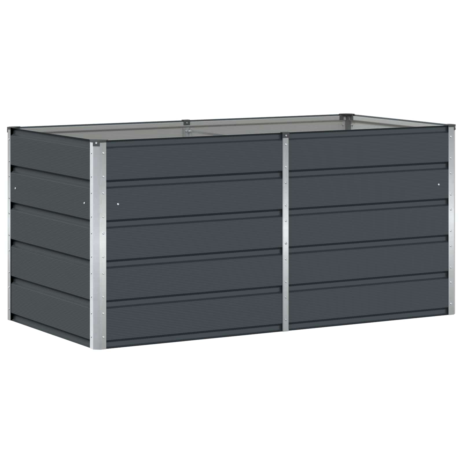 vidaXL Γλάστρα Ανθρακί 160 x 80 x 75 cm Ατσάλι - Image 2