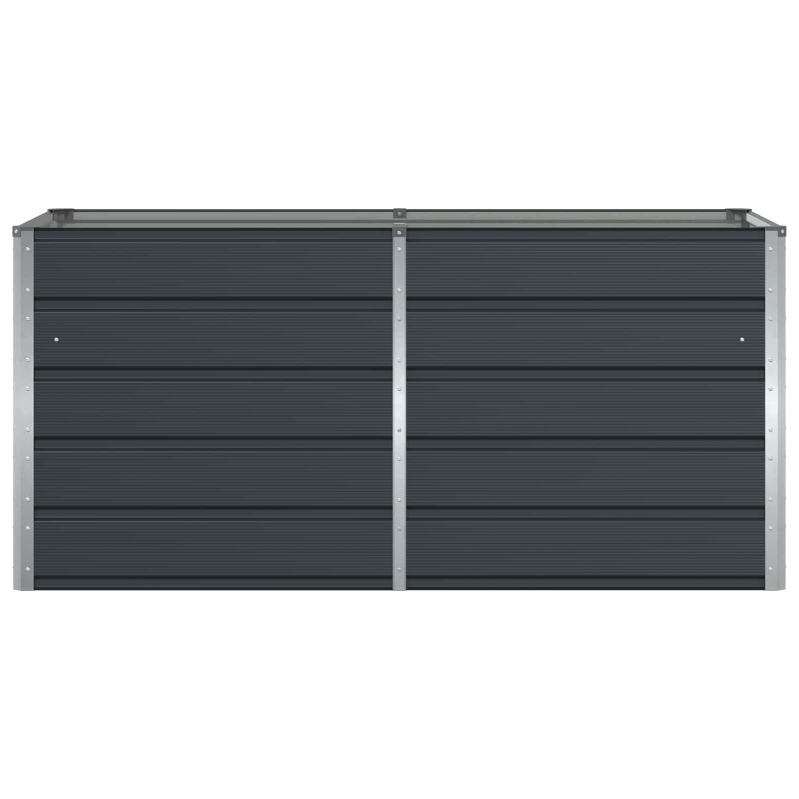 vidaXL Γλάστρα Ανθρακί 160 x 80 x 75 cm Ατσάλι - Image 4