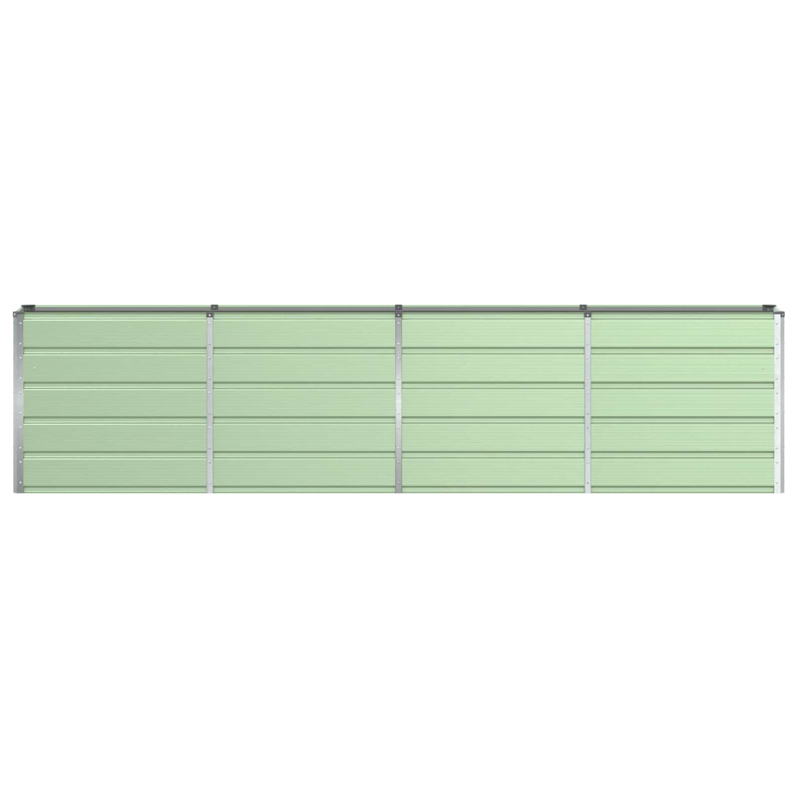 vidaXL Γλάστρα Πράσινο 320 x 40 x 75 εκ. Ατσάλι - Image 4