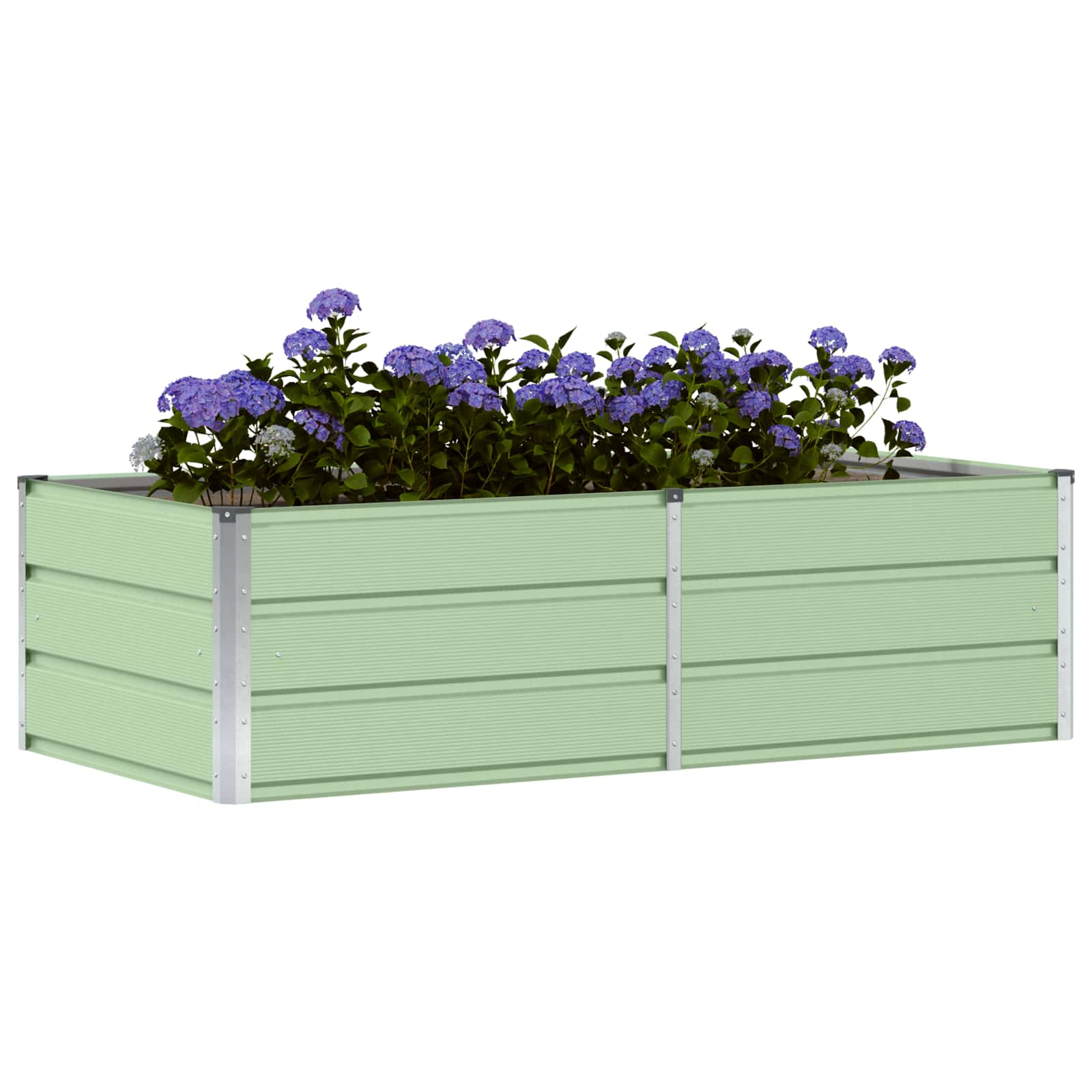 vidaXL Γλάστρα Πράσινο 160 x 80 x 45 cm Ατσάλι - Image 3