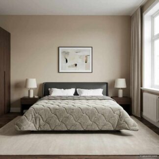 vidaXL Καλοκαιρινό Παπλωματοθήκη 200 x 240 cm Καλοκαίρι Ανοιχτό γκρι