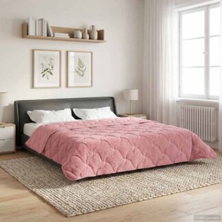 vidaXL Καλοκαιρινό Παπλωματοθήκη 200 x 240 cm Καλοκαίρι Ροζ