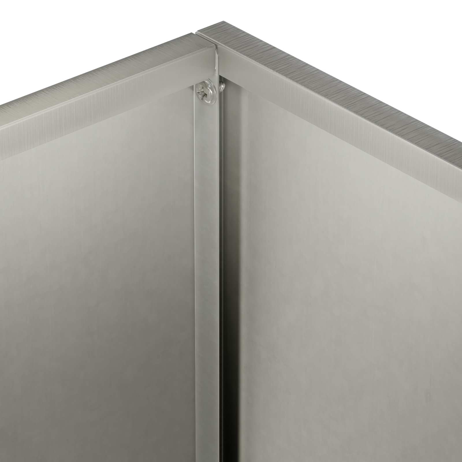 vidaXL Γλάστρα Κήπου Ασημί 45 x 45 x 45 cm Ανοξείδωτο Ατσάλι - Image 5
