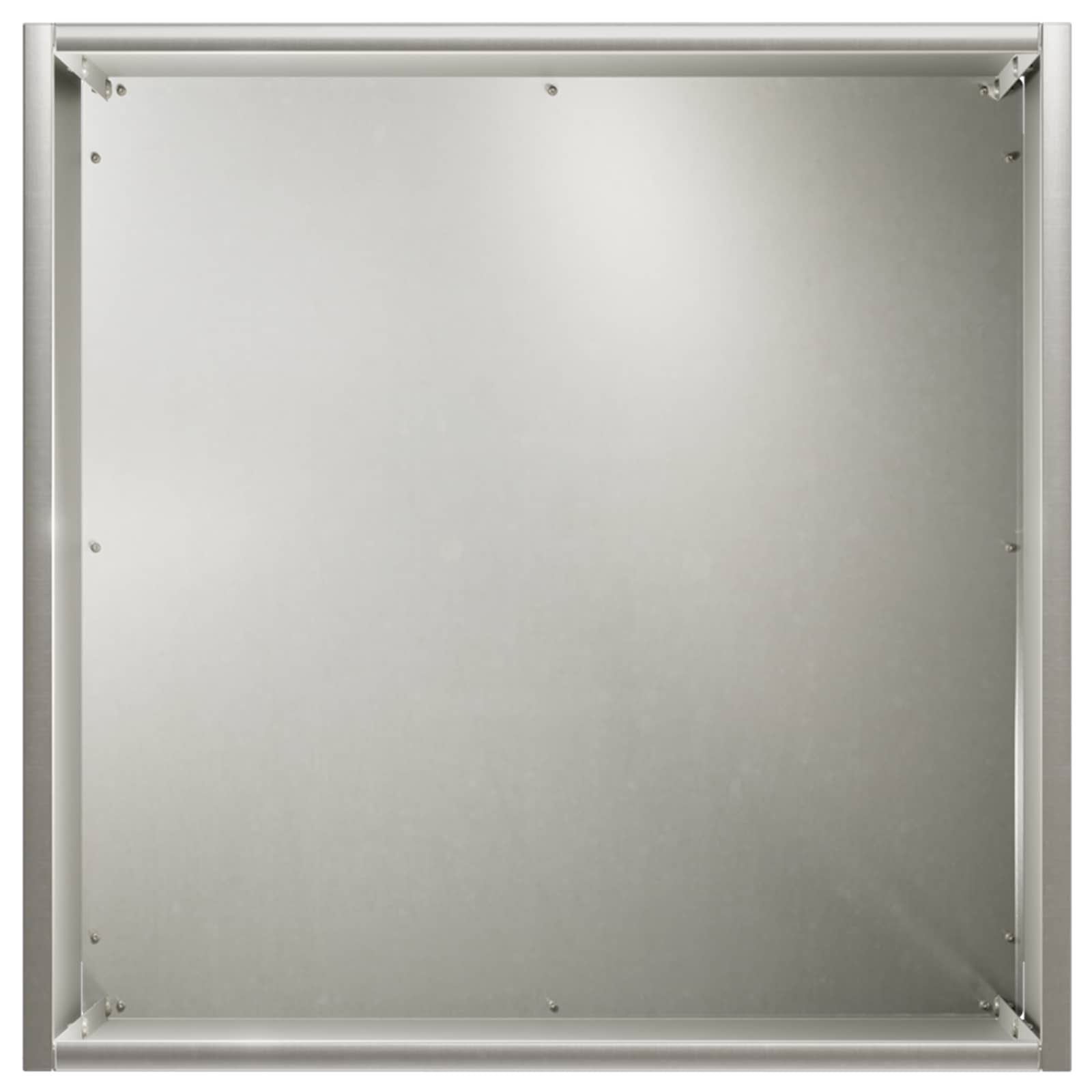 vidaXL Γλάστρα Κήπου Ασημί 45 x 45 x 45 cm Ανοξείδωτο Ατσάλι - Image 4