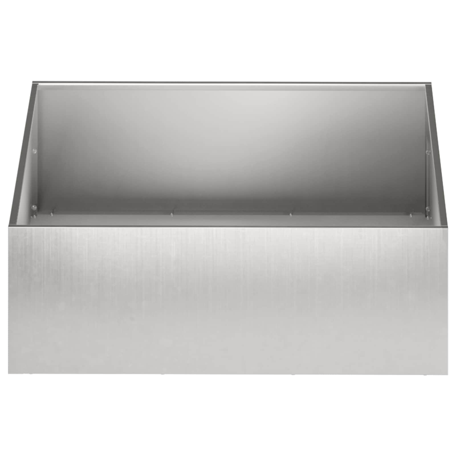vidaXL Γλάστρα Κήπου 2 τμχ. Ασημί 40 x 40 x 20 cm Ανοξείδωτο Ατσάλι - Image 4