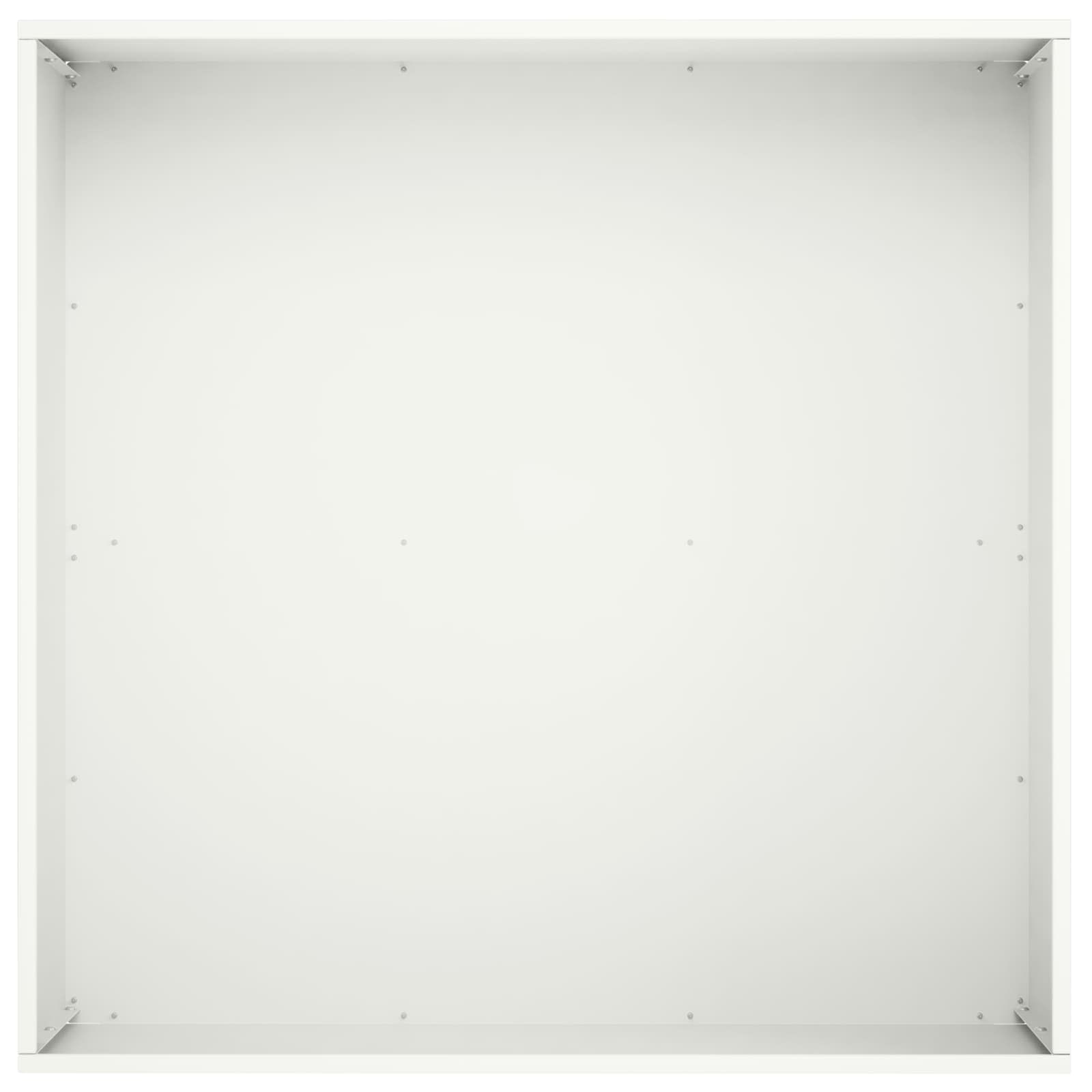 vidaXL Γλάστρα Κήπου Λευκό 60 x 60 x 30 cm Ψυχρής έλασης χάλυβας - Image 4