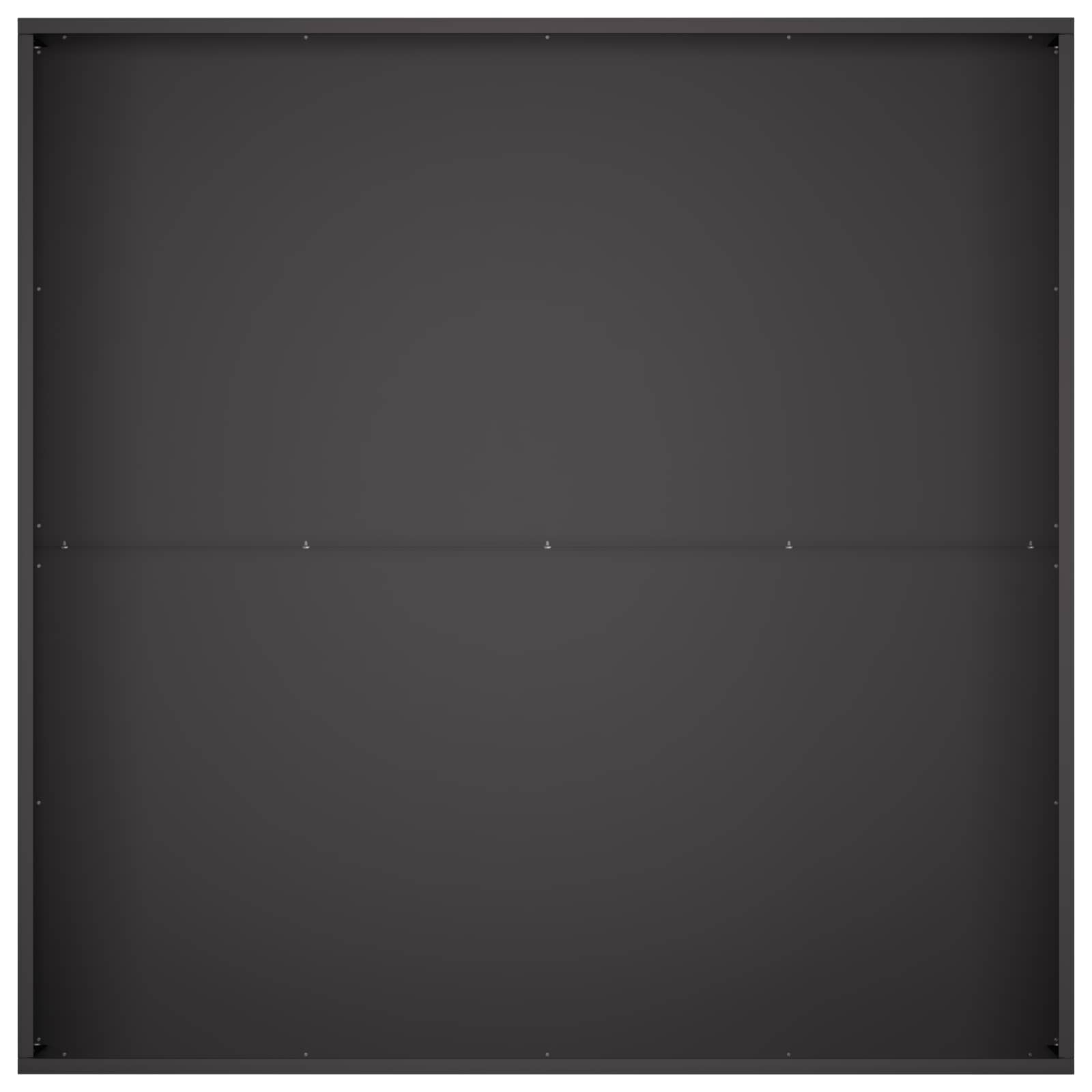 vidaXL Γλάστρα Κήπου Μαύρο 80 x 80 x 30 cm Ψυχρής έλασης χάλυβας - Image 4