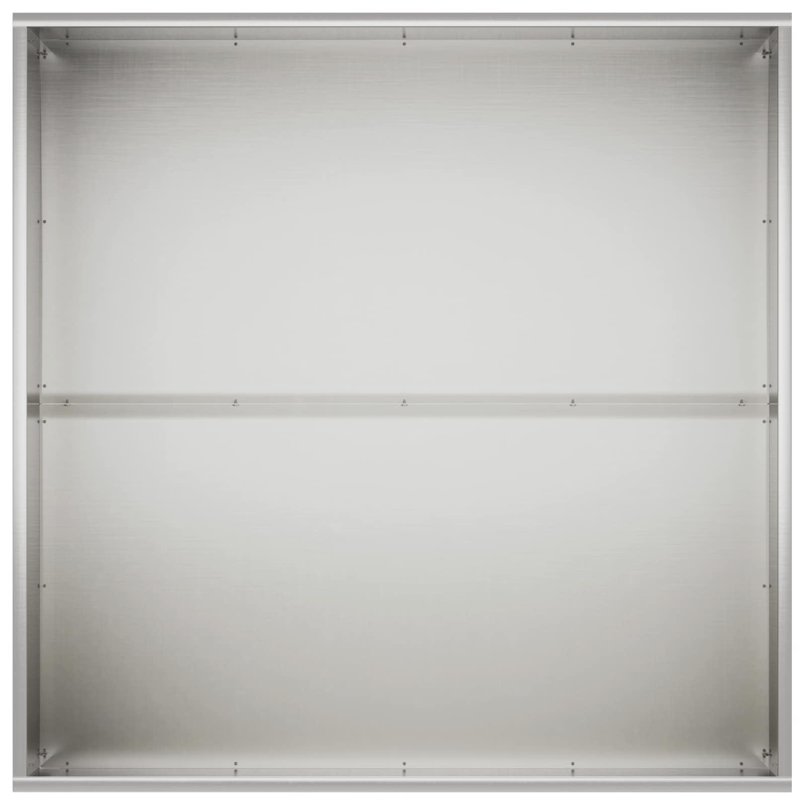 vidaXL Γλάστρα Κήπου Ασημί 60 x 60 x 40 cm Ανοξείδωτο Ατσάλι - Image 4