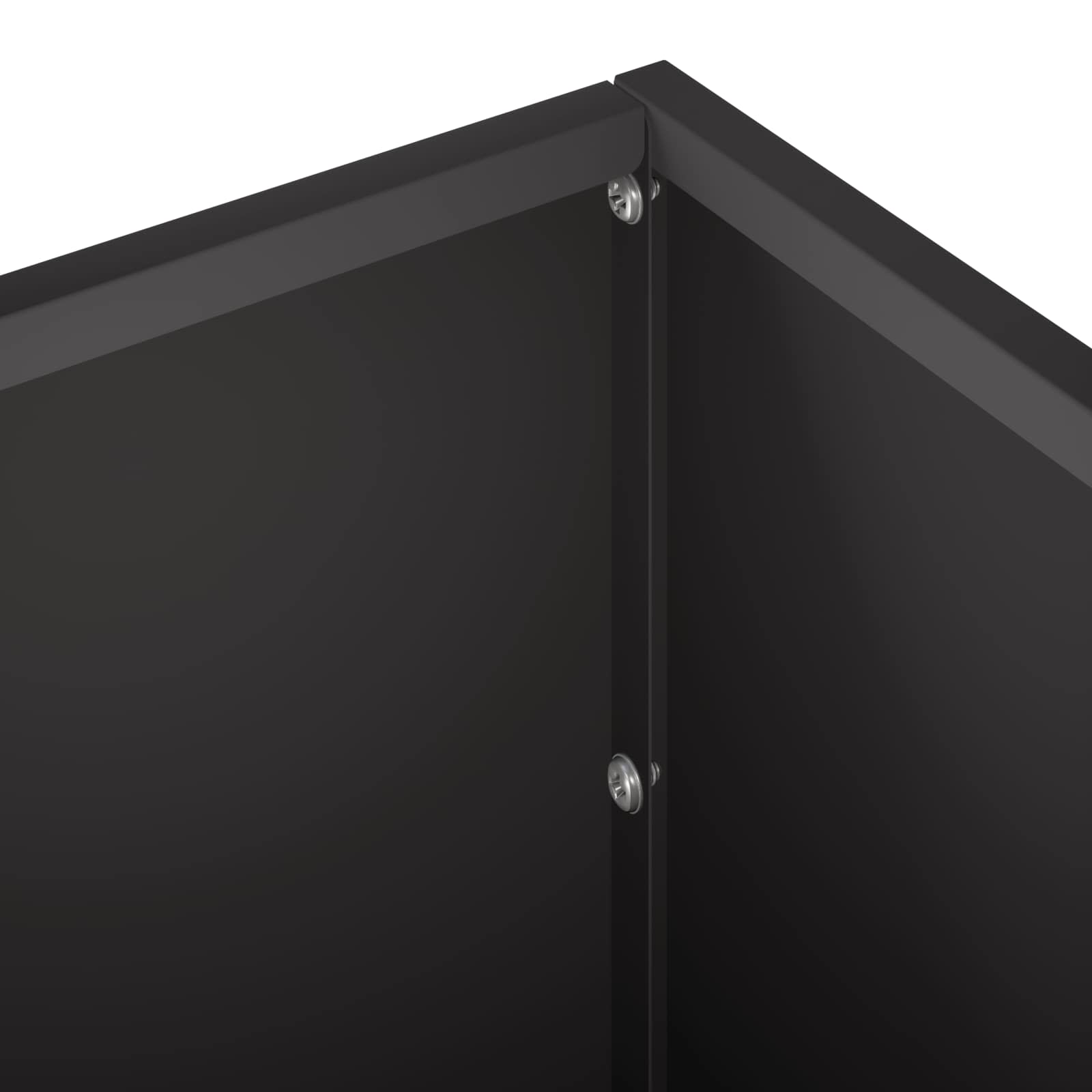 vidaXL Γλάστρα Κήπου Μαύρο 100 x 30 x 30 cm Ψυχρής έλασης χάλυβας - Image 5