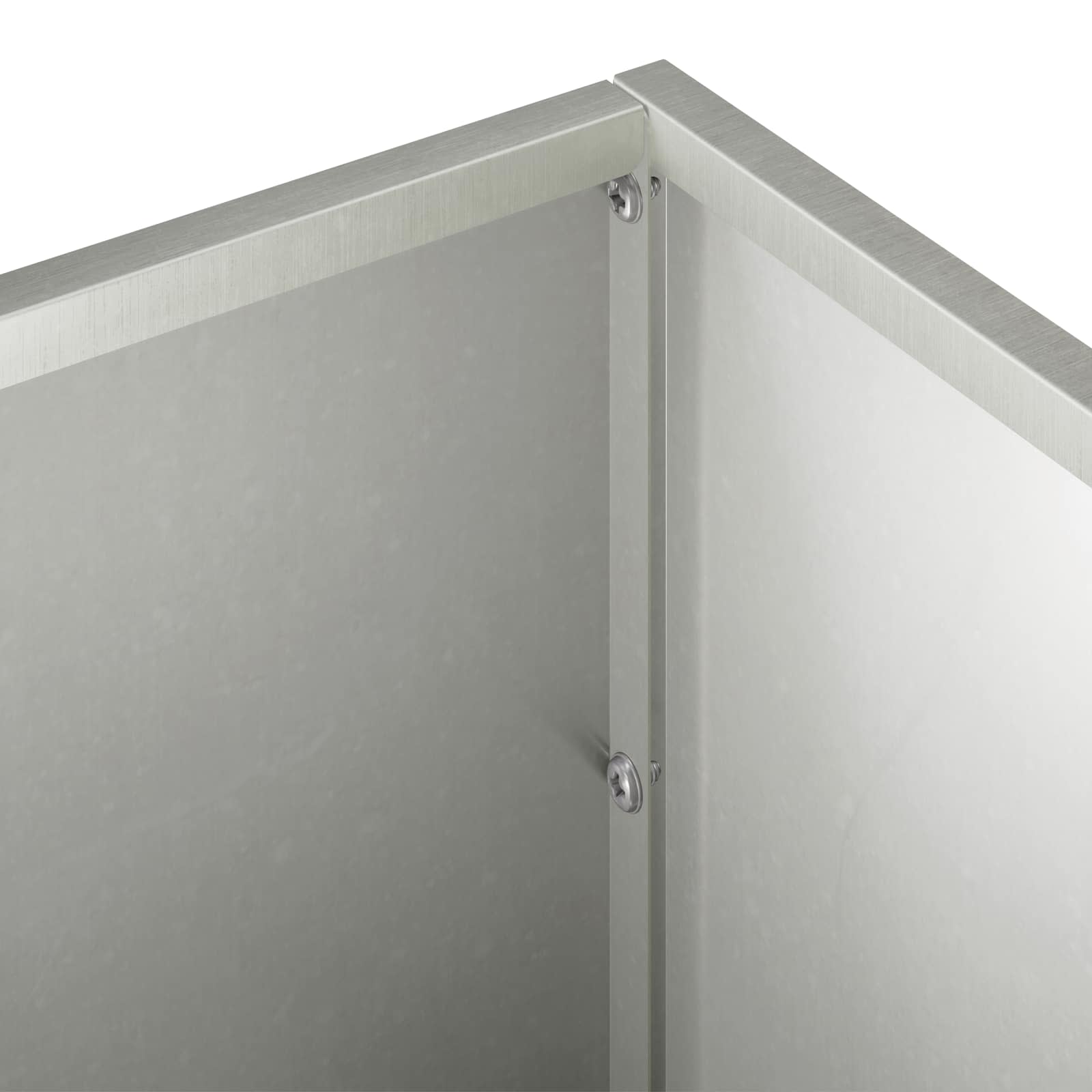 vidaXL Γλάστρα Κήπου Ασημί 100 x 30 x 30 cm Ανοξείδωτο Ατσάλι - Image 5