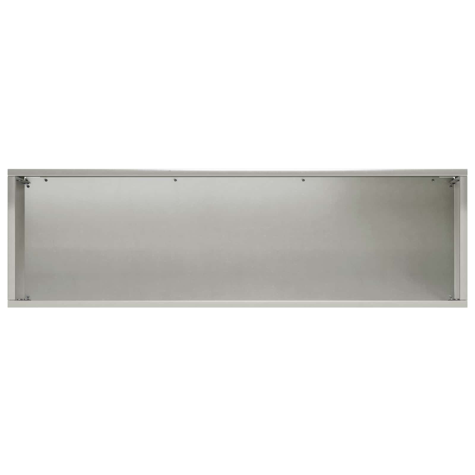 vidaXL Γλάστρα Κήπου Ασημί 100 x 30 x 30 cm Ανοξείδωτο Ατσάλι - Image 4