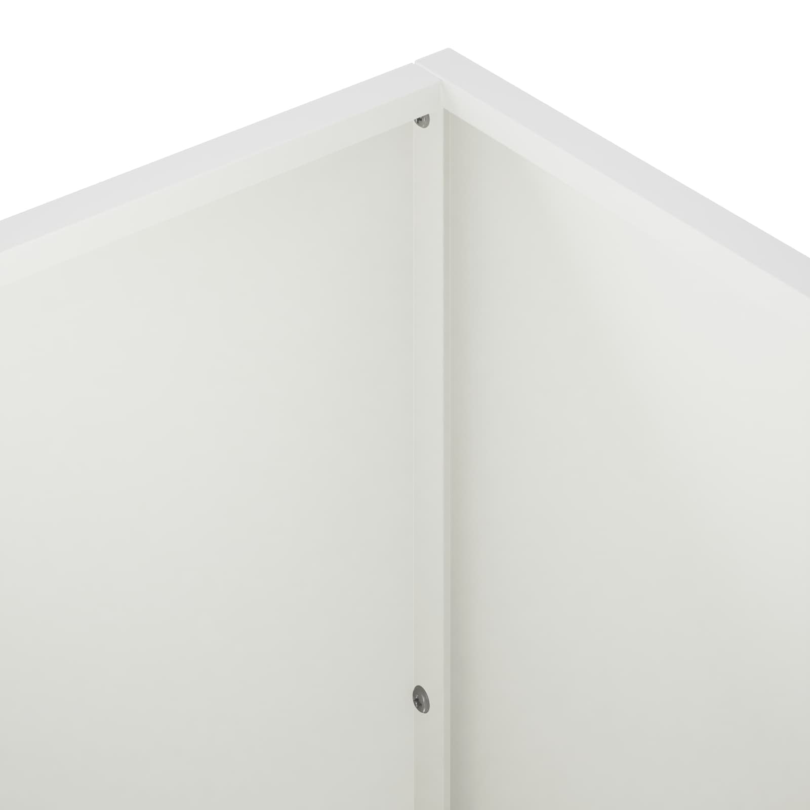 vidaXL Γλάστρα Κήπου Λευκό 100 x 50 x 50 cm Ψυχρής έλασης χάλυβας - Image 5