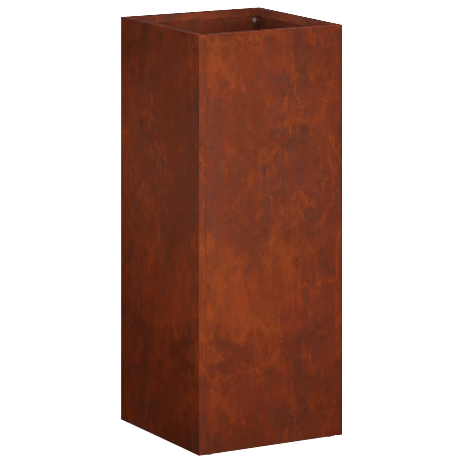 vidaXL Γλάστρα Κήπου Σκ rusty 20 x 20 x 40 εκ. - Image 2