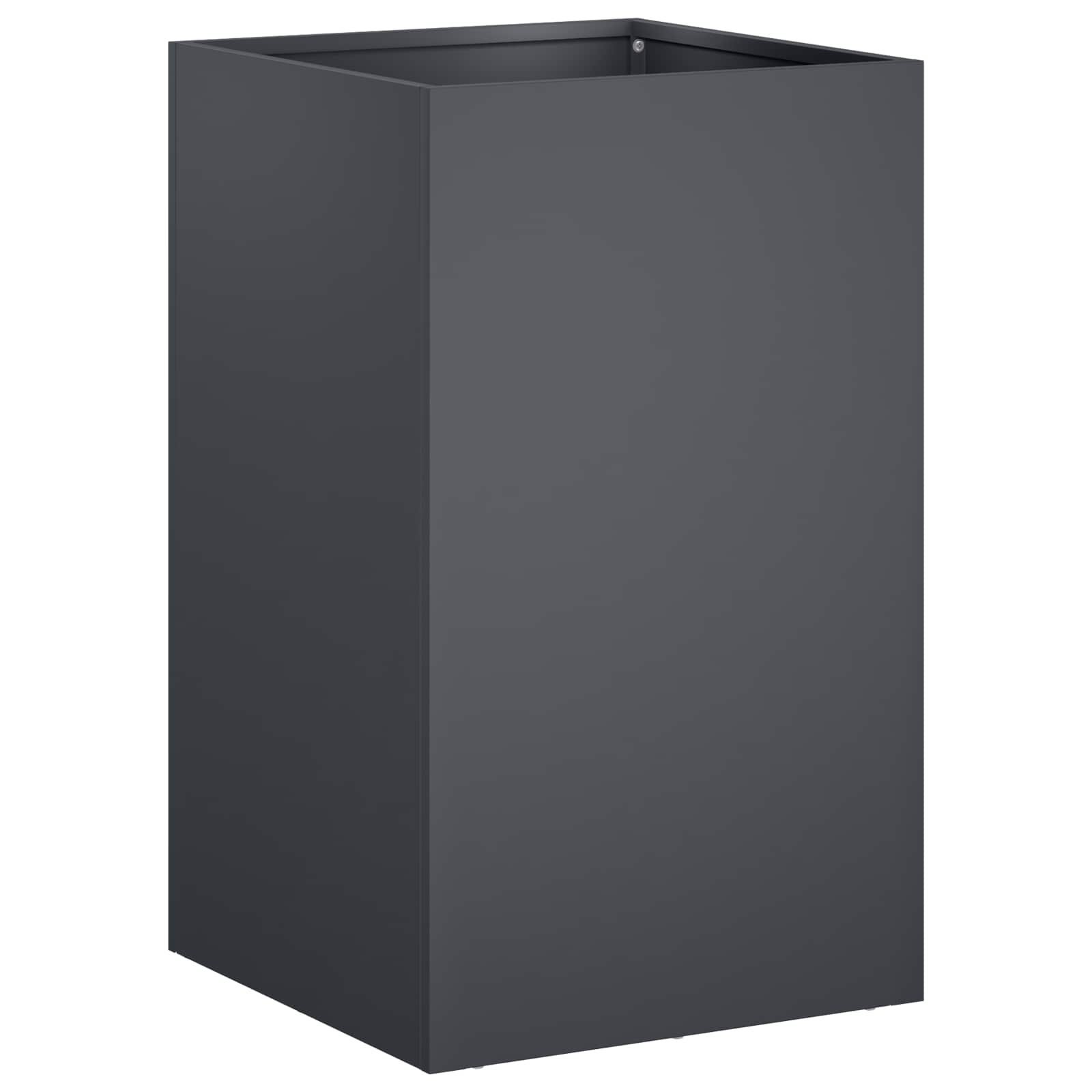 vidaXL Γλάστρα Κήπου Ανθρακί 30 x 30 x 50 cm Ψυχρής έλασης χάλυβας - Image 2