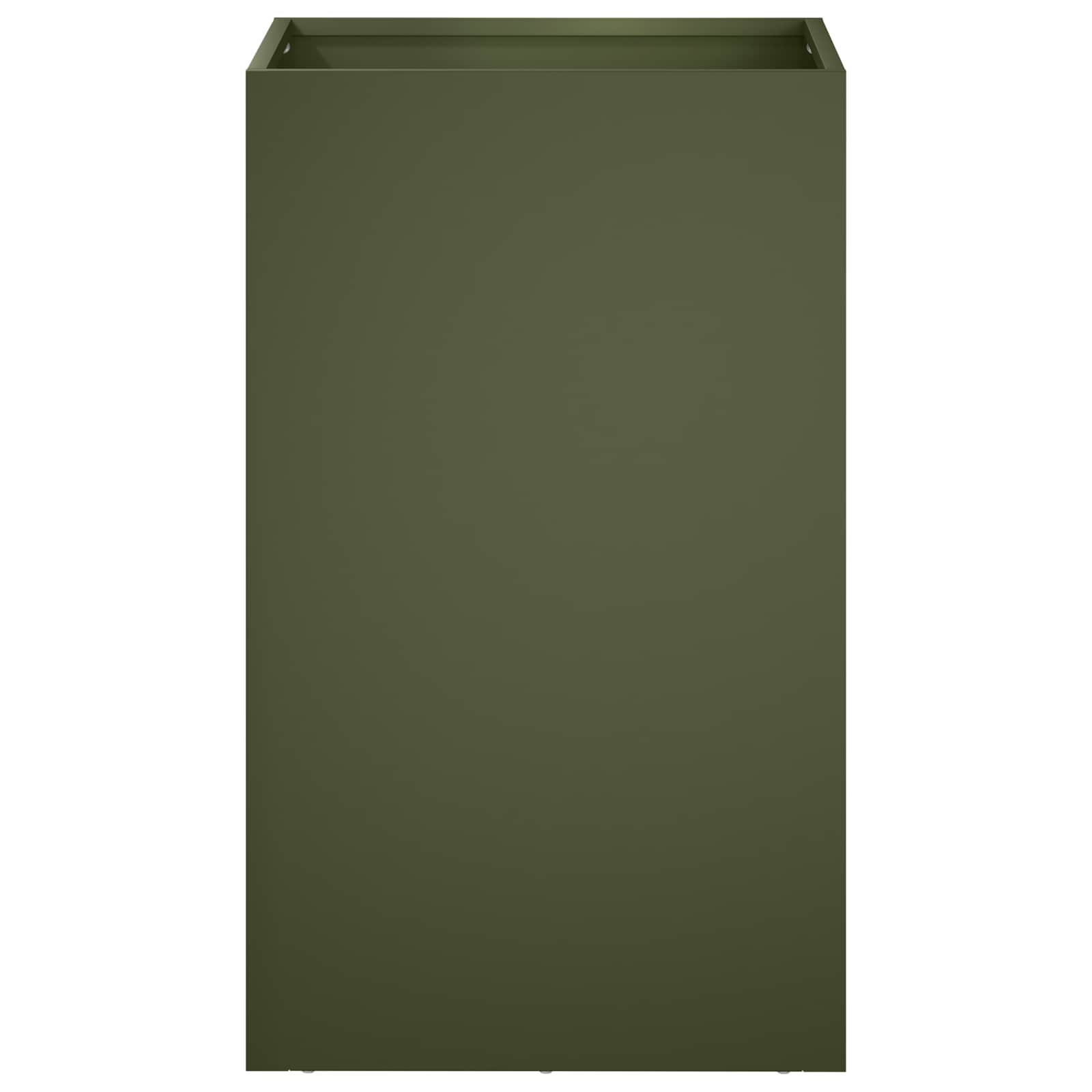 vidaXL Γλάστρα Κήπου Λαδί 30 x 30 x 50 cm Ψυχρής έλασης χάλυβας - Image 3