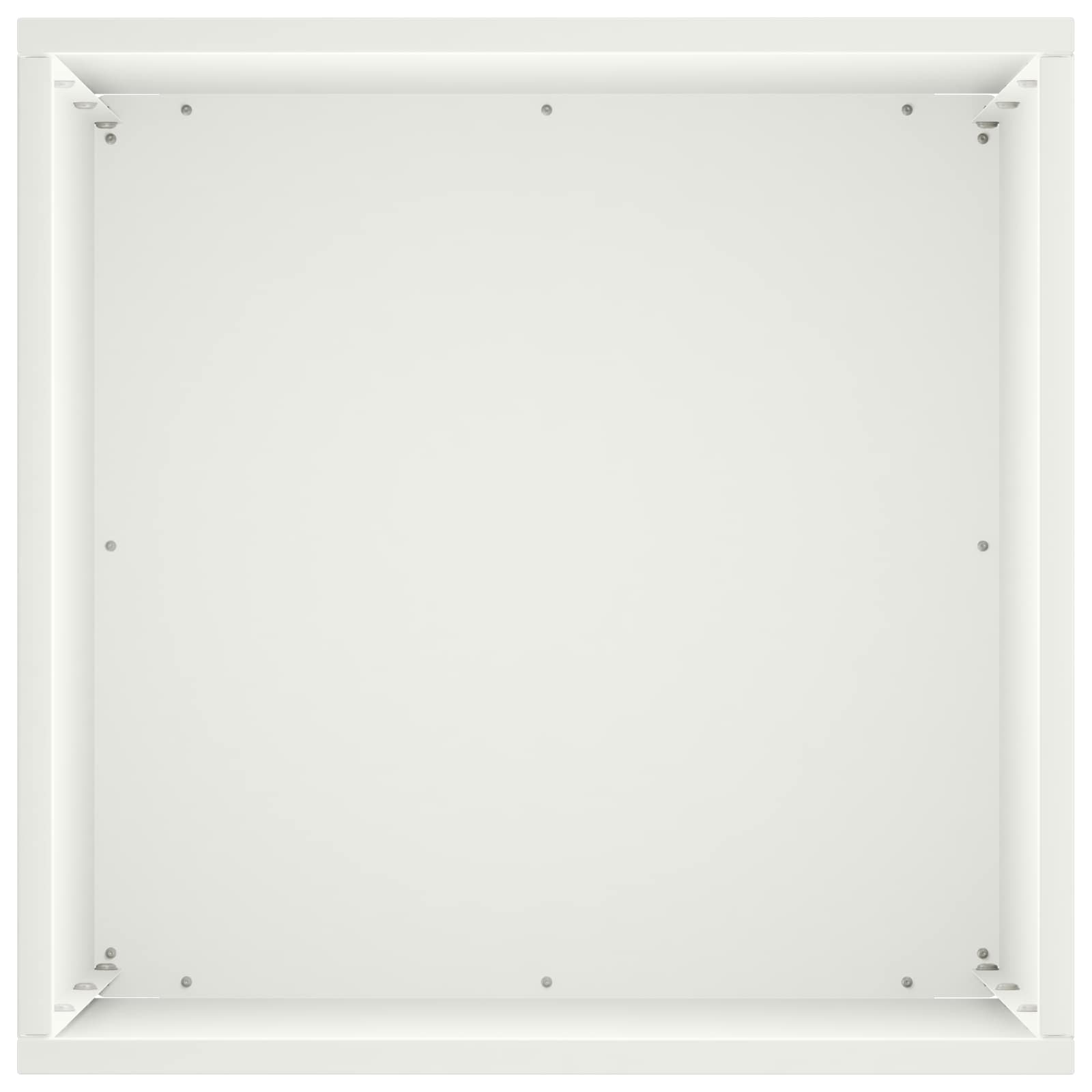 vidaXL Γλάστρα Κήπου Λευκό 40 x 40 x 50 cm Ψυχρής έλασης χάλυβας - Image 4