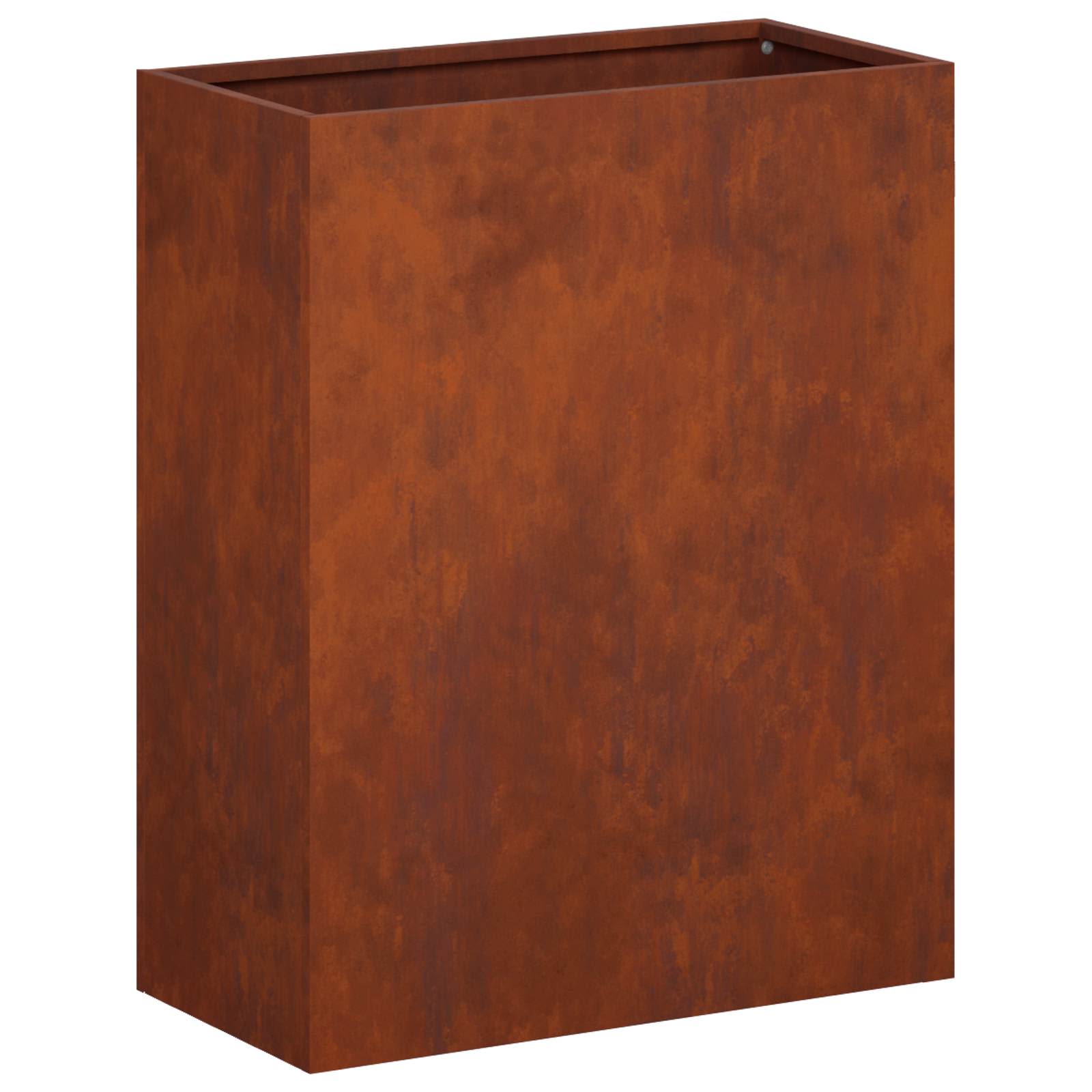 vidaXL Γλάστρα Κήπου Σκ rusty 40 x 20 x 50 εκ - Image 2