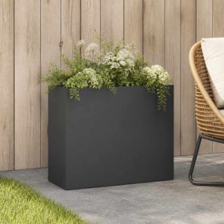 vidaXL Γλάστρα Κήπου Ανθρακί 50 x 20 x 40 εκ. Ψυχρής έλασης χάλυβας