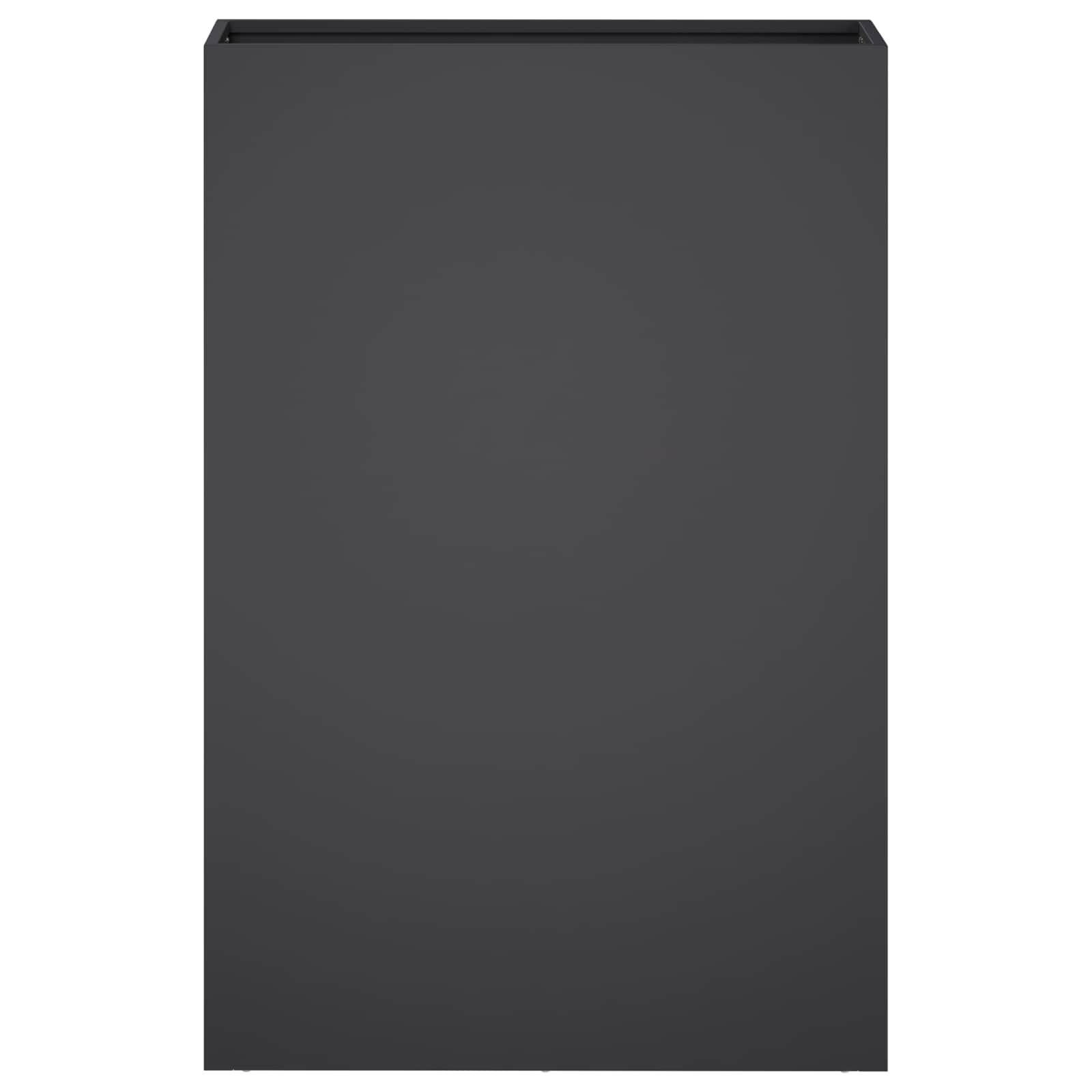 vidaXL Γλάστρα Κήπου 2 τμχ. Μαύρο 50 x 20 x 75 εκ. - Image 4