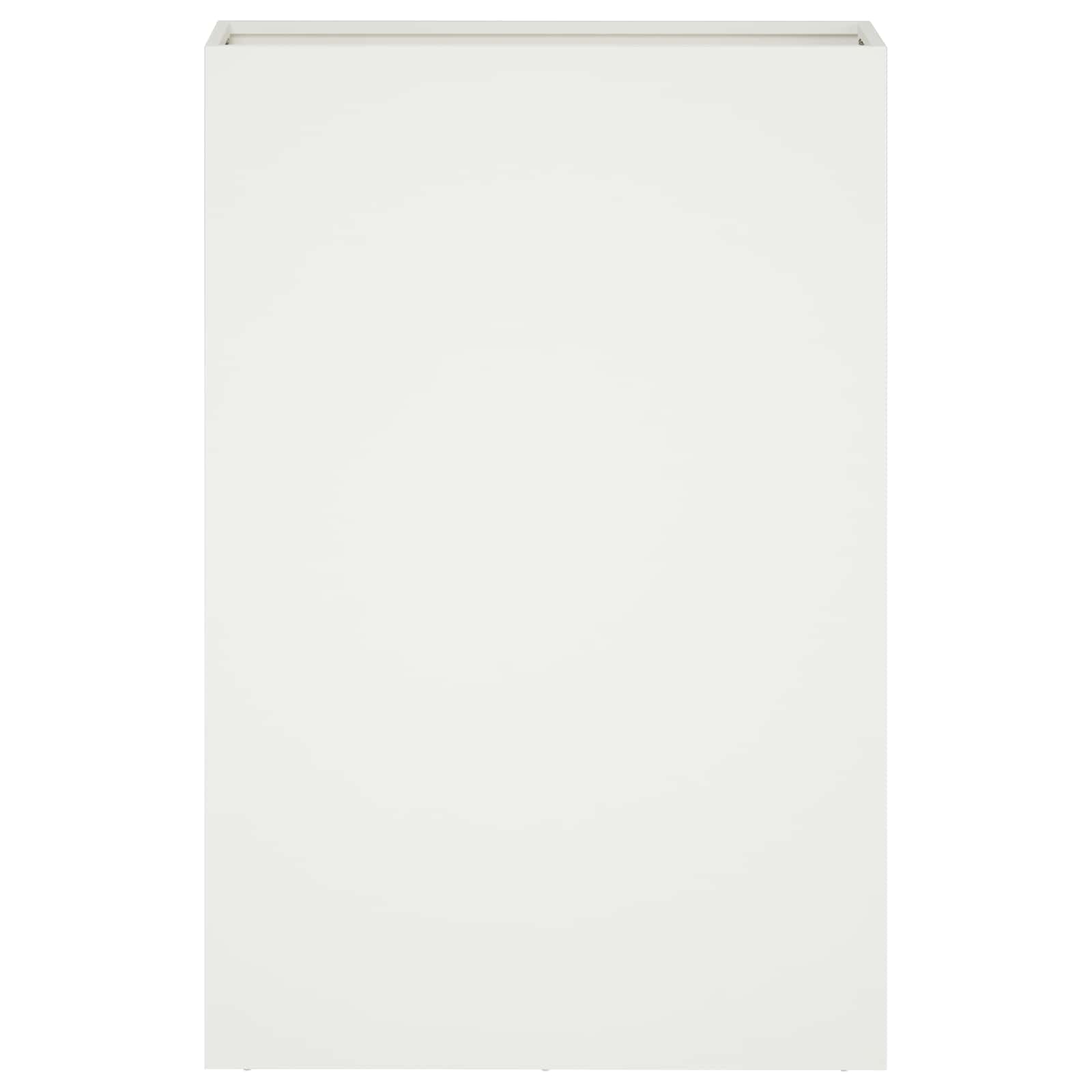 vidaXL Γλάστρα Κήπου 2 τμχ. Λευκό 50 x 20 x 75 εκ. - Image 4