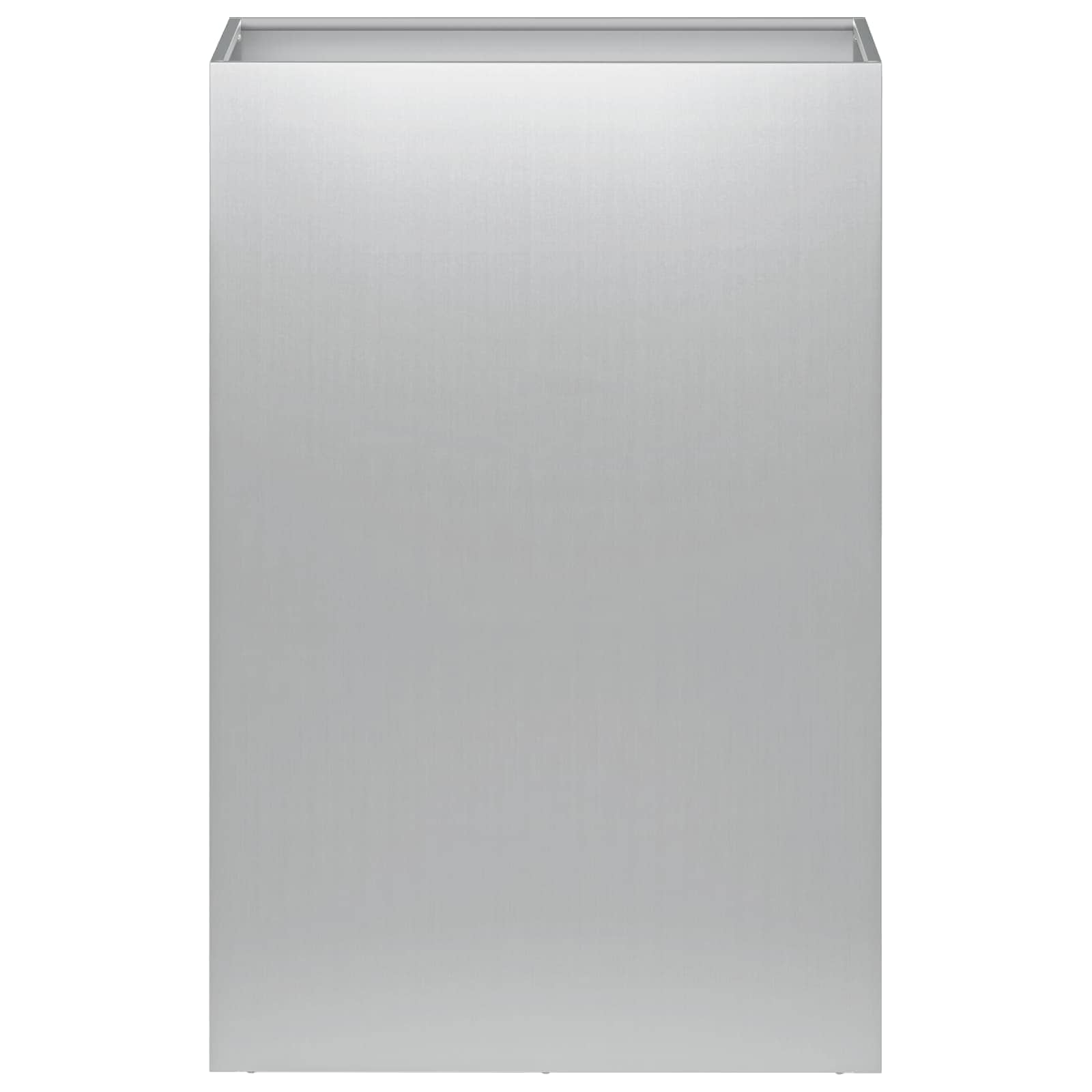 vidaXL Γλάστρα Κήπου Ασημί 40 x 30 x 75 cm Γαλβανισμένος Χάλυβας - Image 3