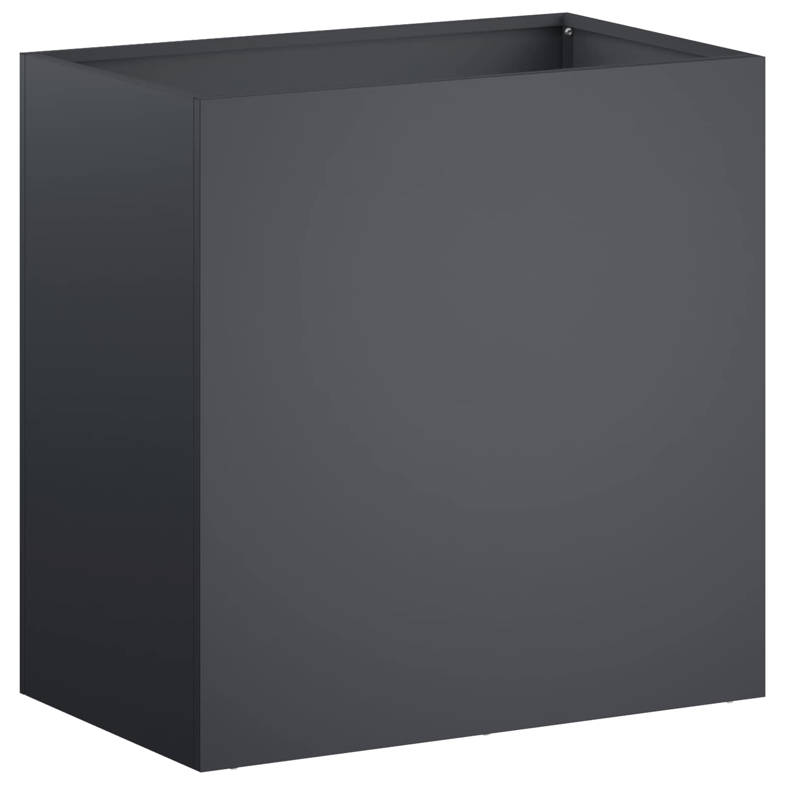 vidaXL Γλάστρα Κήπου Ανθρακί 50 x 30 x 40 εκ. Ψυχρής έλασης χάλυβας - Image 2