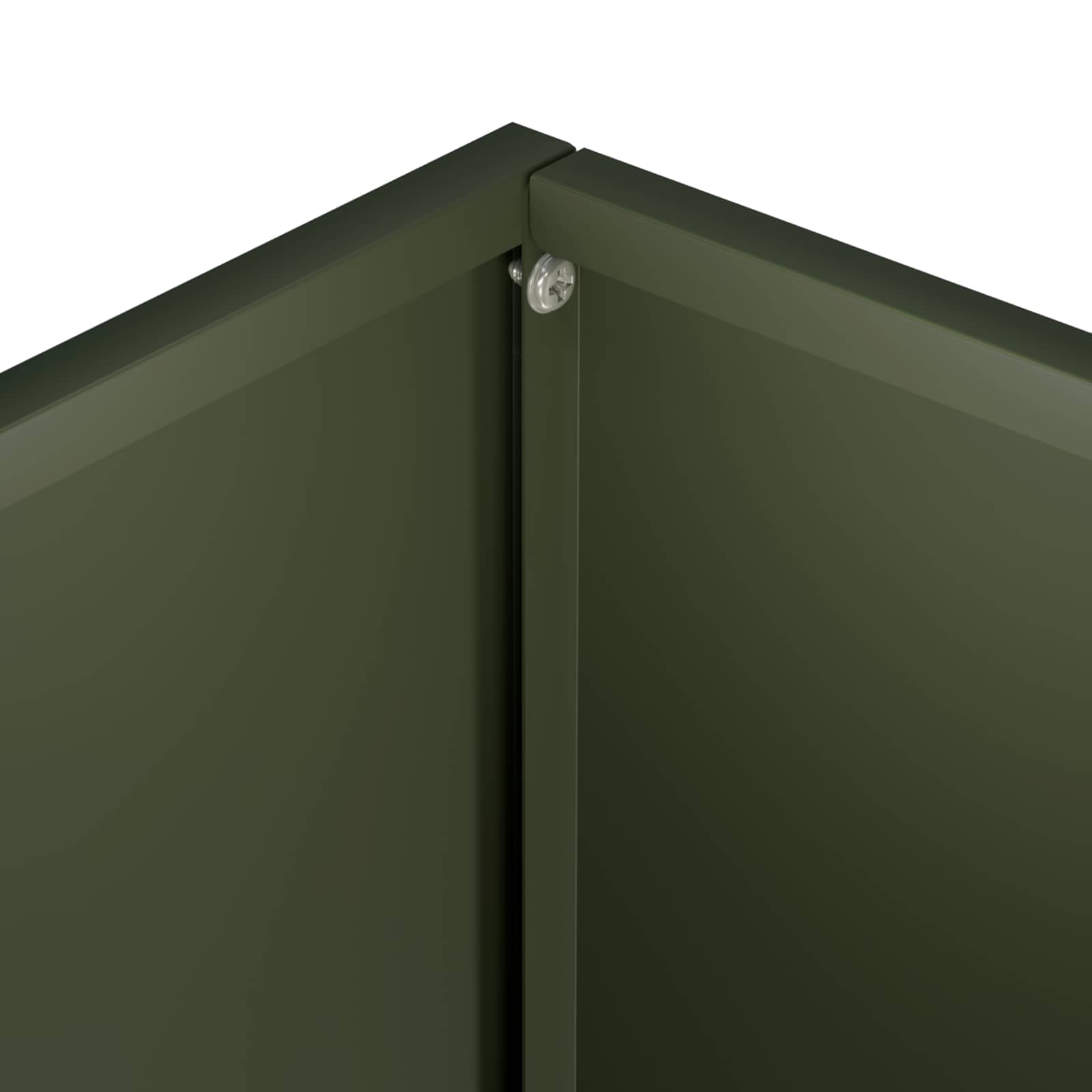 vidaXL Γλάστρα Κήπου Λαδί 50 x 30 x 40 εκ. Ψυχρής έλασης χάλυβας - Image 5