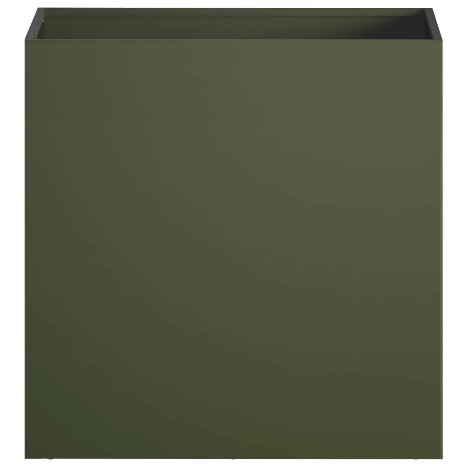 vidaXL Γλάστρα Κήπου Λαδί 50 x 30 x 40 εκ. Ψυχρής έλασης χάλυβας - Image 3
