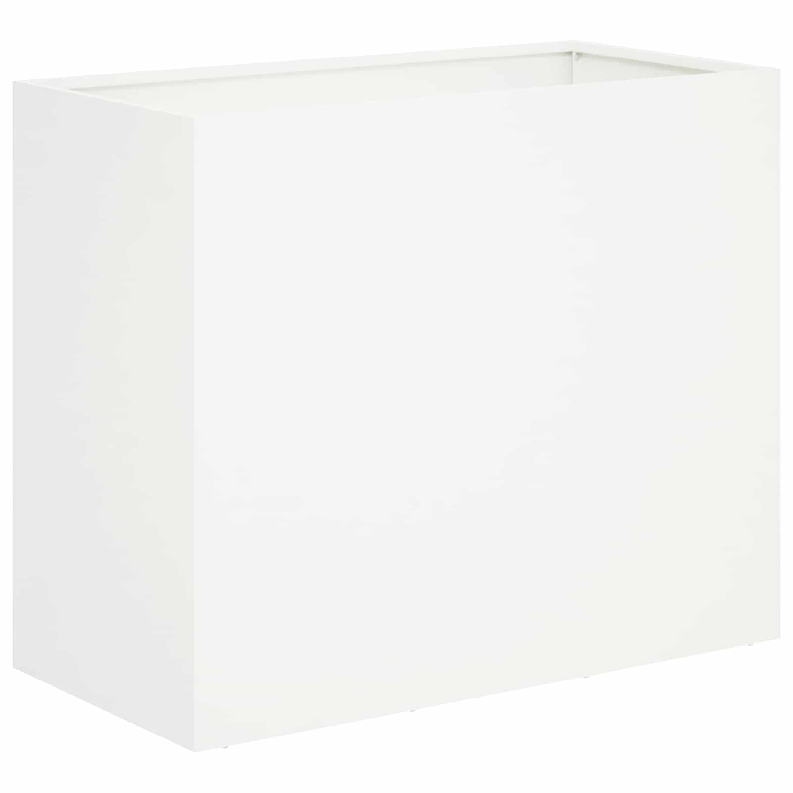 vidaXL Γλάστρα Κήπου 2 τμχ. Λευκό 60 x 30 x 40 εκ. - Image 3