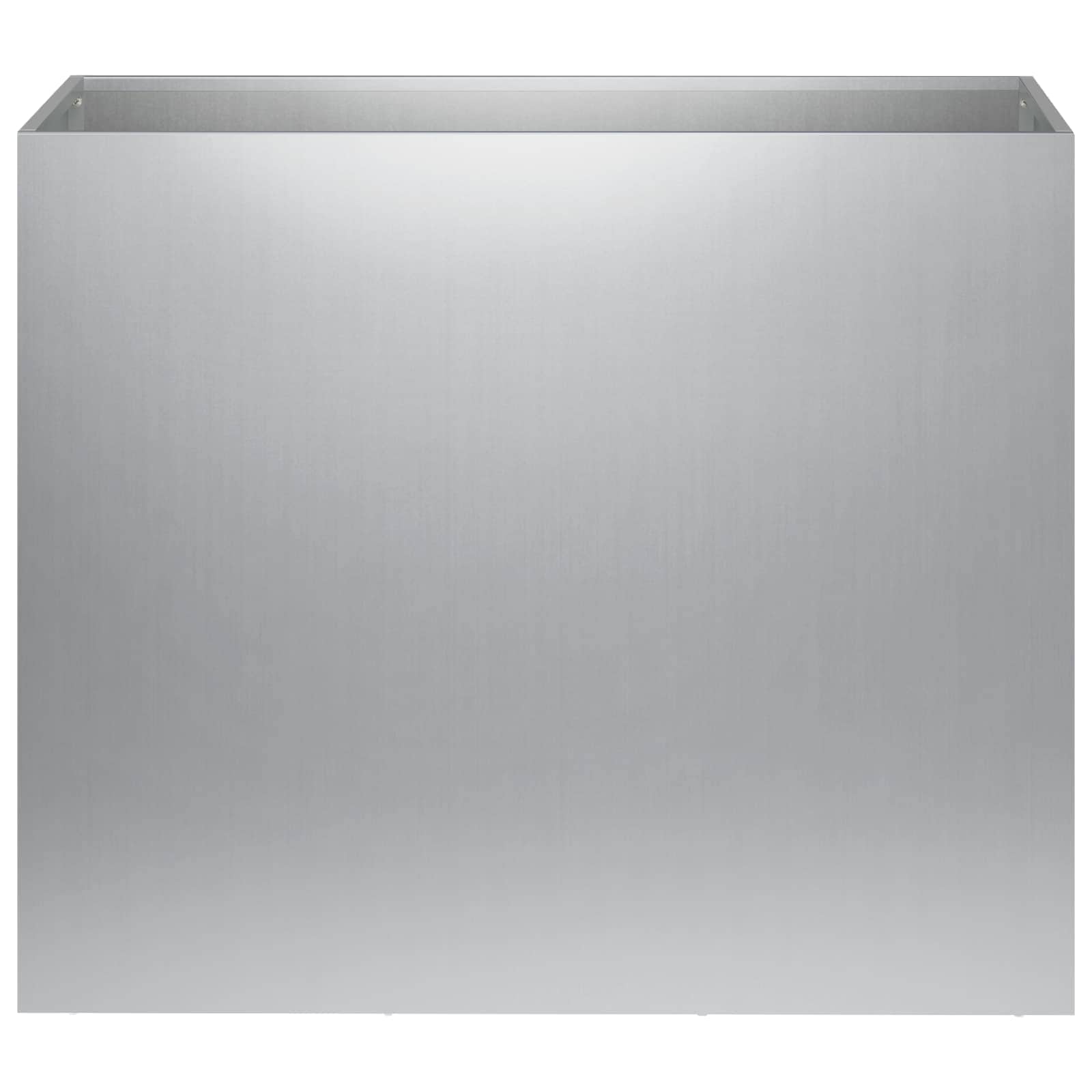 vidaXL Γλάστρα Κήπου 2 τμχ. Ασημί 60 x 30 x 40 εκ. - Image 4