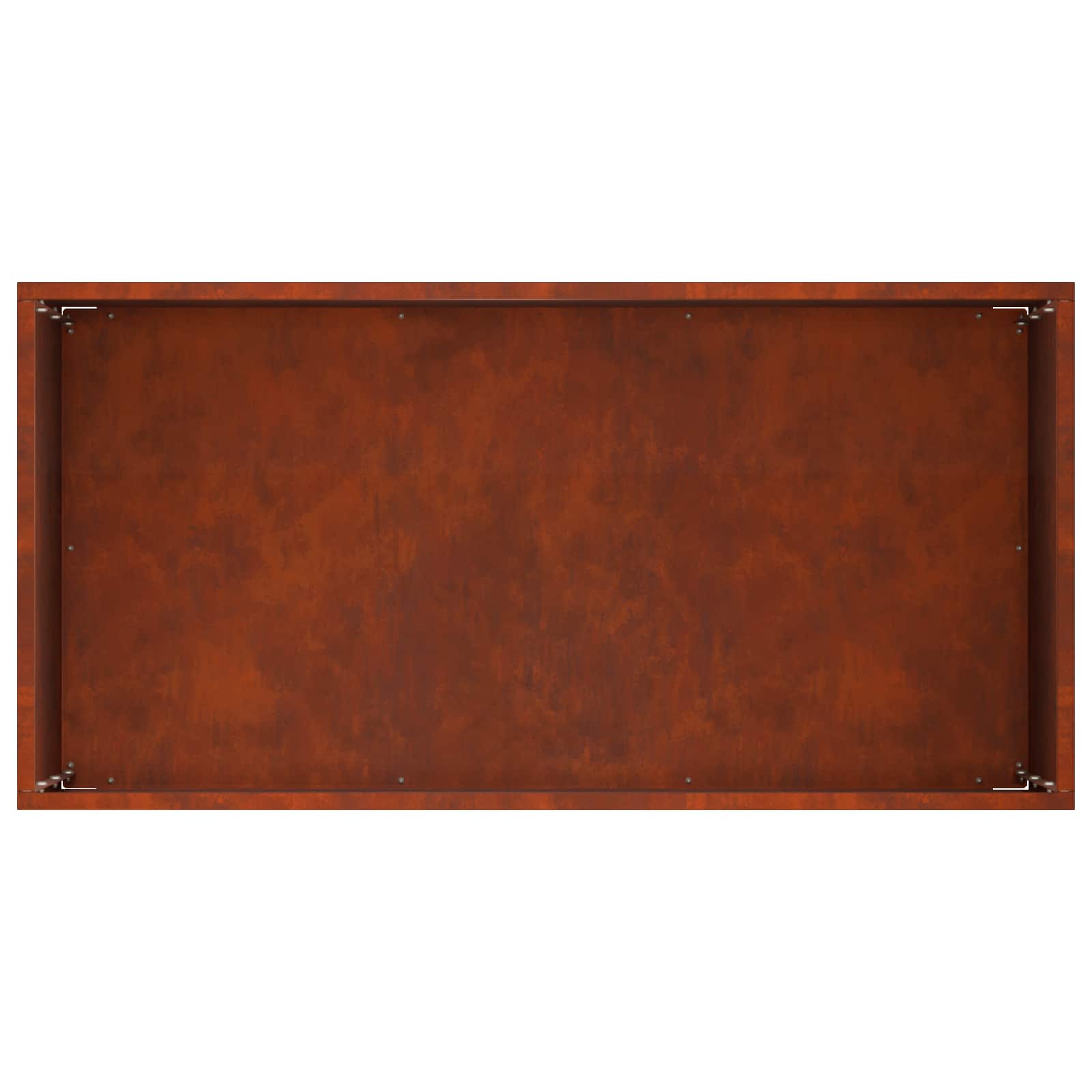 vidaXL Γλάστρα Κήπου Σκ rusty 60 x 30 x 50 εκ. - Image 5