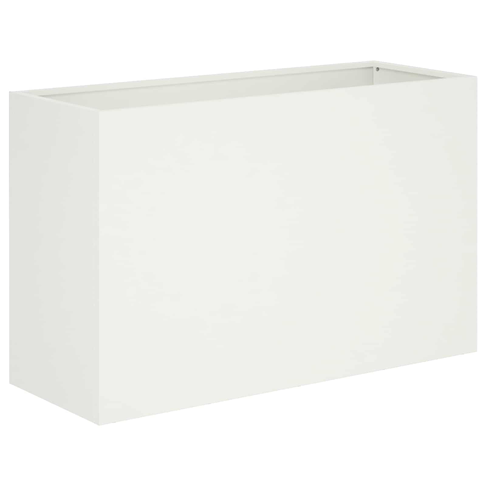 vidaXL Γλάστρα Κήπου 2 τμχ. Λευκό 80 x 30 x 40 εκ - Image 3