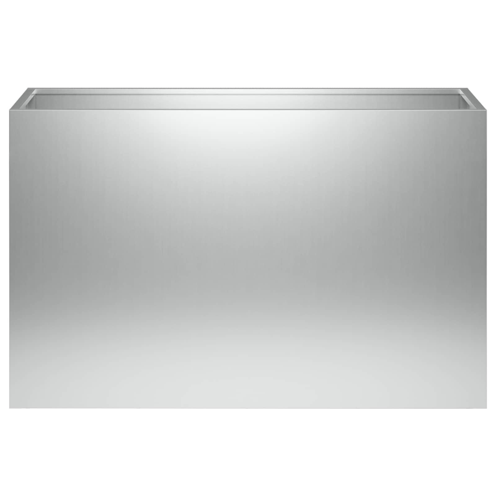 vidaXL Γλάστρα Κήπου 2 τμχ. Ασημί 80 x 30 x 40 εκ - Image 4