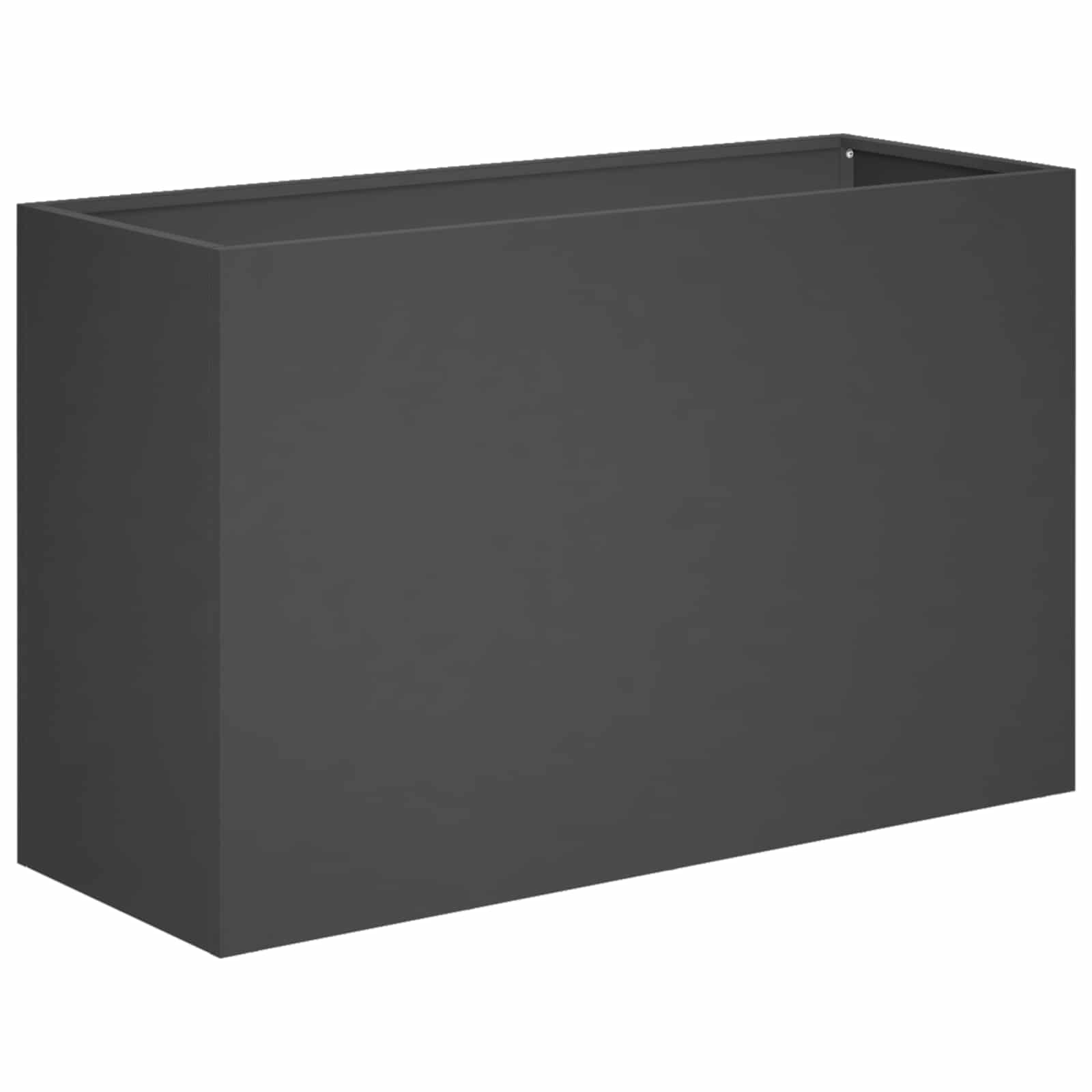 vidaXL Γλάστρα Κήπου 2 τμχ. Μαύρο 80 x 30 x 50 εκ - Image 3