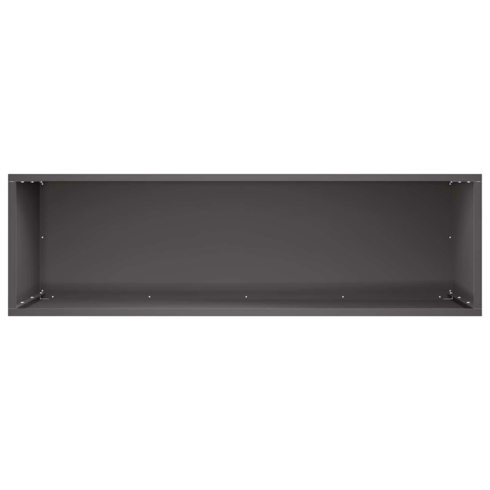 vidaXL Γλάστρα Κήπου Μαύρο 100 x 30 x 50 cm Ψυχρής έλασης χάλυβας - Image 4