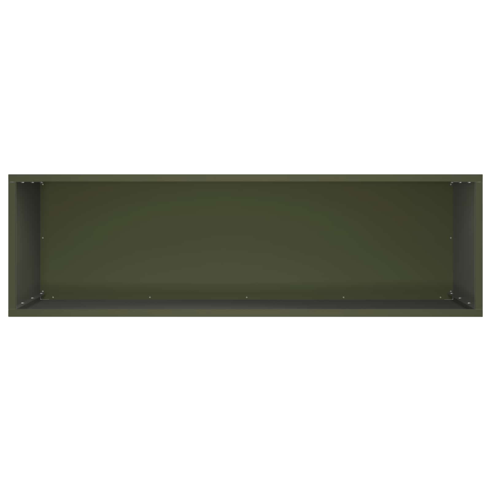 vidaXL Γλάστρα Κήπου Λαδί 100 x 30 x 50 cm Ψυχρής έλασης χάλυβας - Image 4