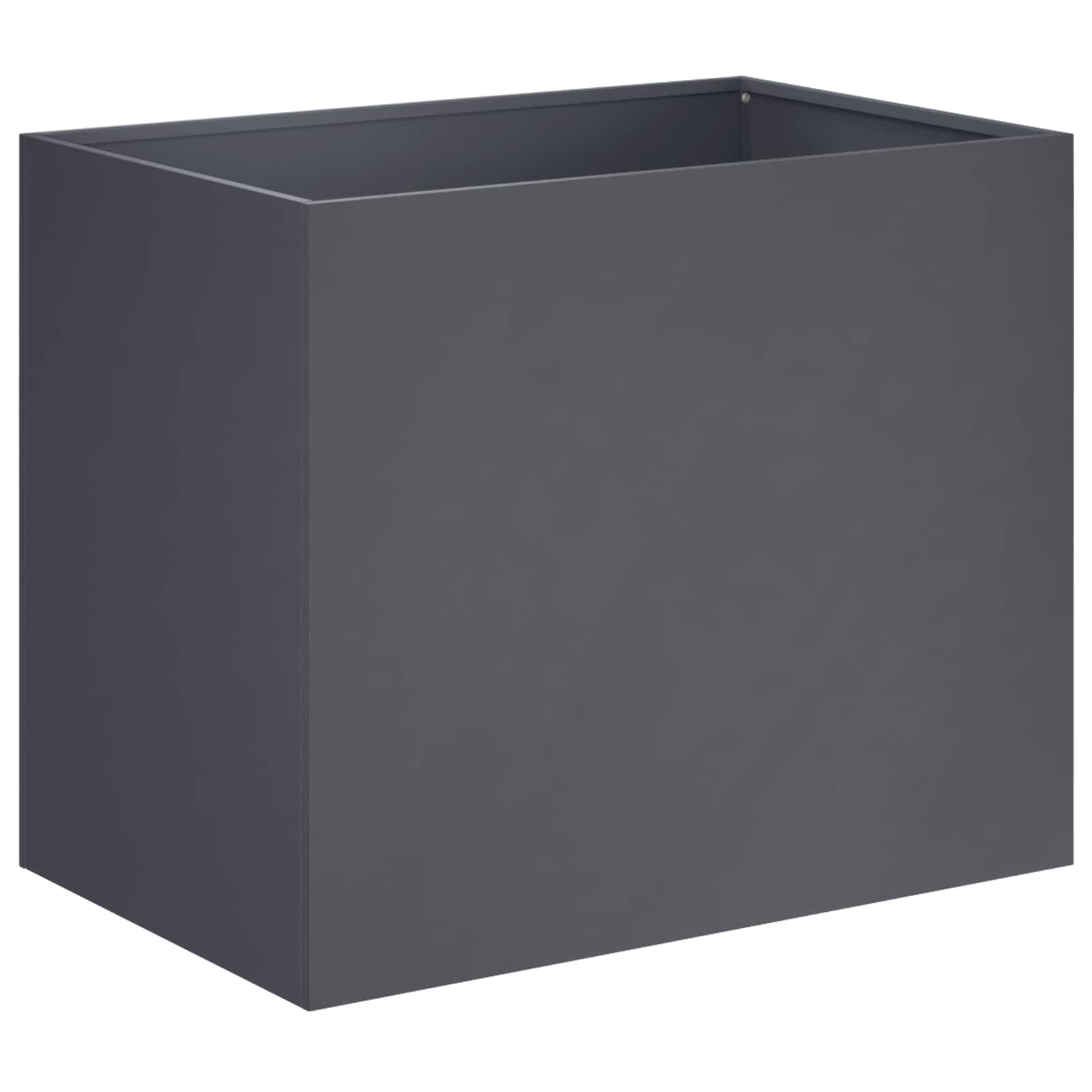 vidaXL Γλάστρα Κήπου 2 τμχ. Ανθρακί 50 x 40 x 50 εκ - Image 3