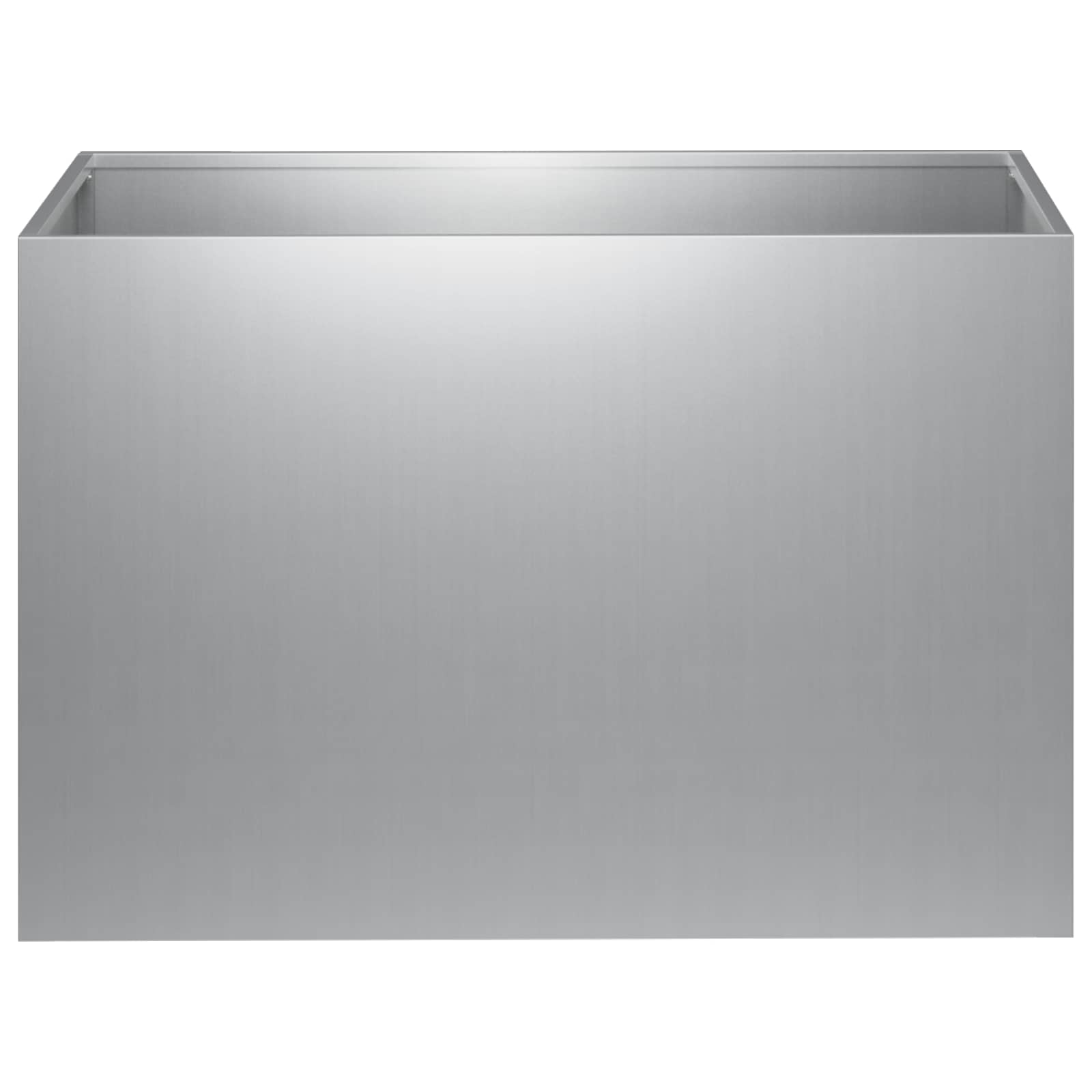 vidaXL Γλάστρα Κήπου 2 τμχ. Ασημί 60 x 40 x 40 εκ. - Image 4
