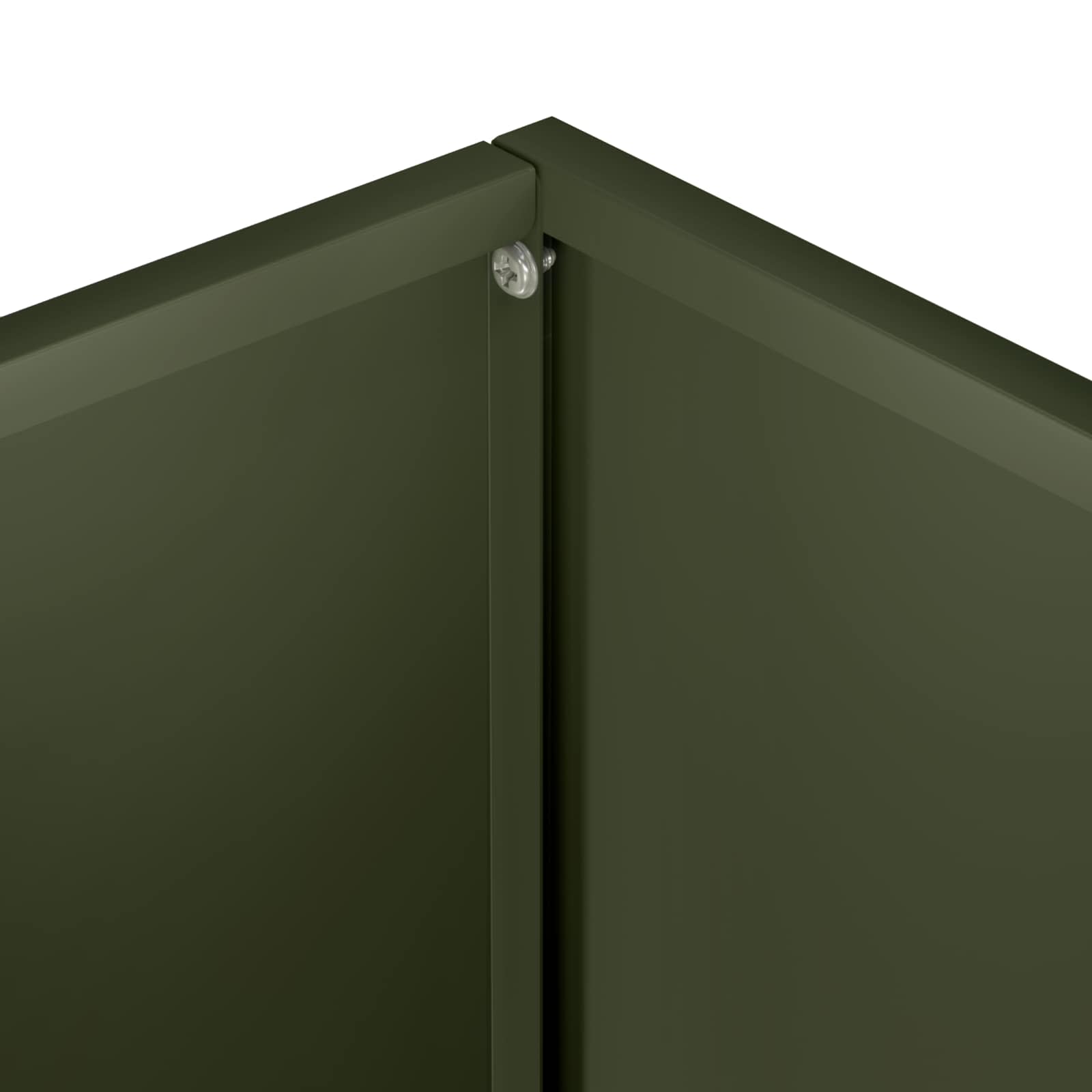 vidaXL Γλάστρα Κήπου Λαδί 60 x 40 x 50 cm Ψυχρής έλασης χάλυβας - Image 5