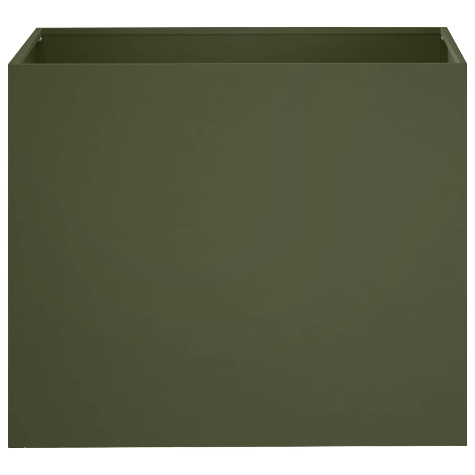 vidaXL Γλάστρα Κήπου Λαδί 60 x 40 x 50 cm Ψυχρής έλασης χάλυβας - Image 3